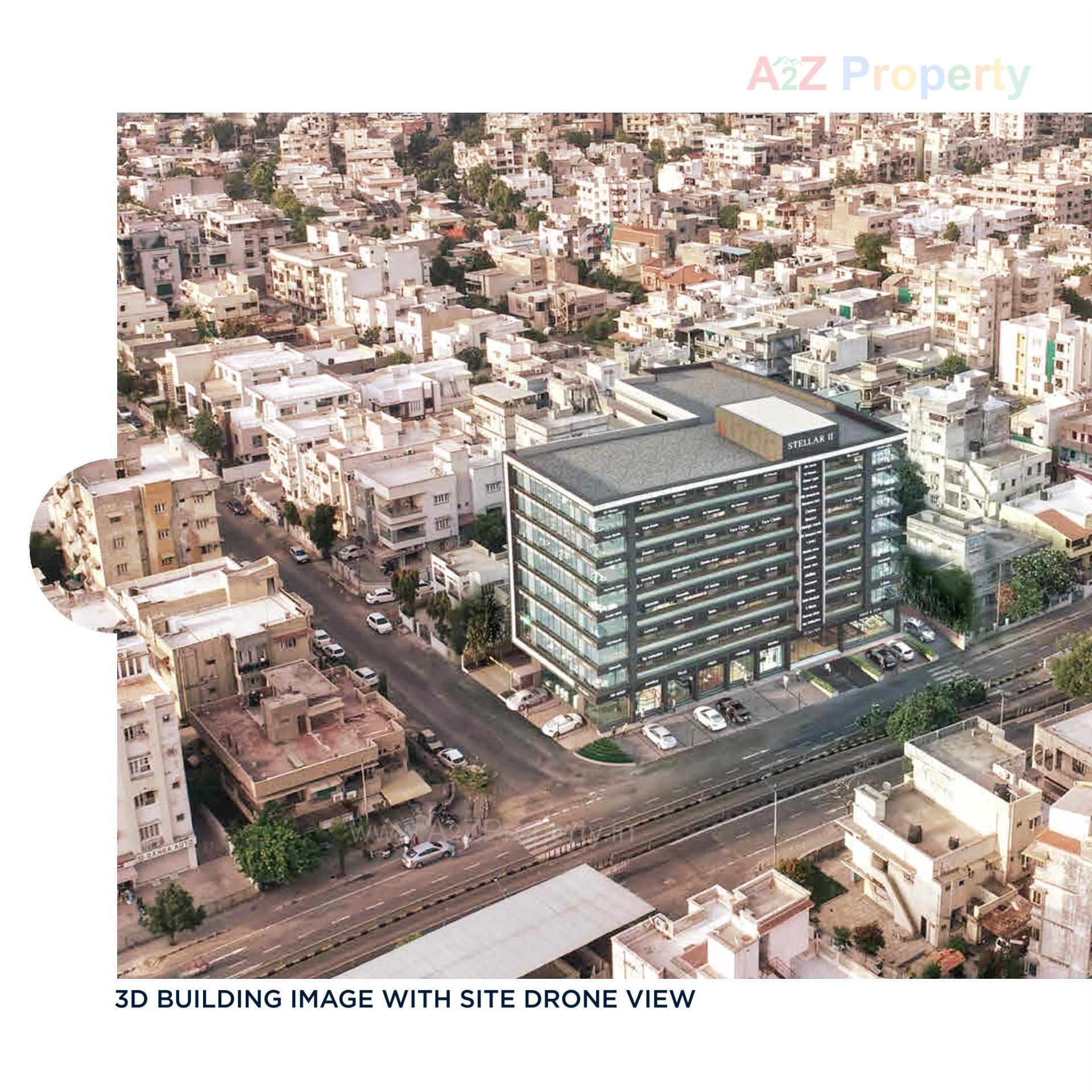 3D Elevation of real estate project Stellar Ii located at Manipur, Ahmedabad, Gujarat