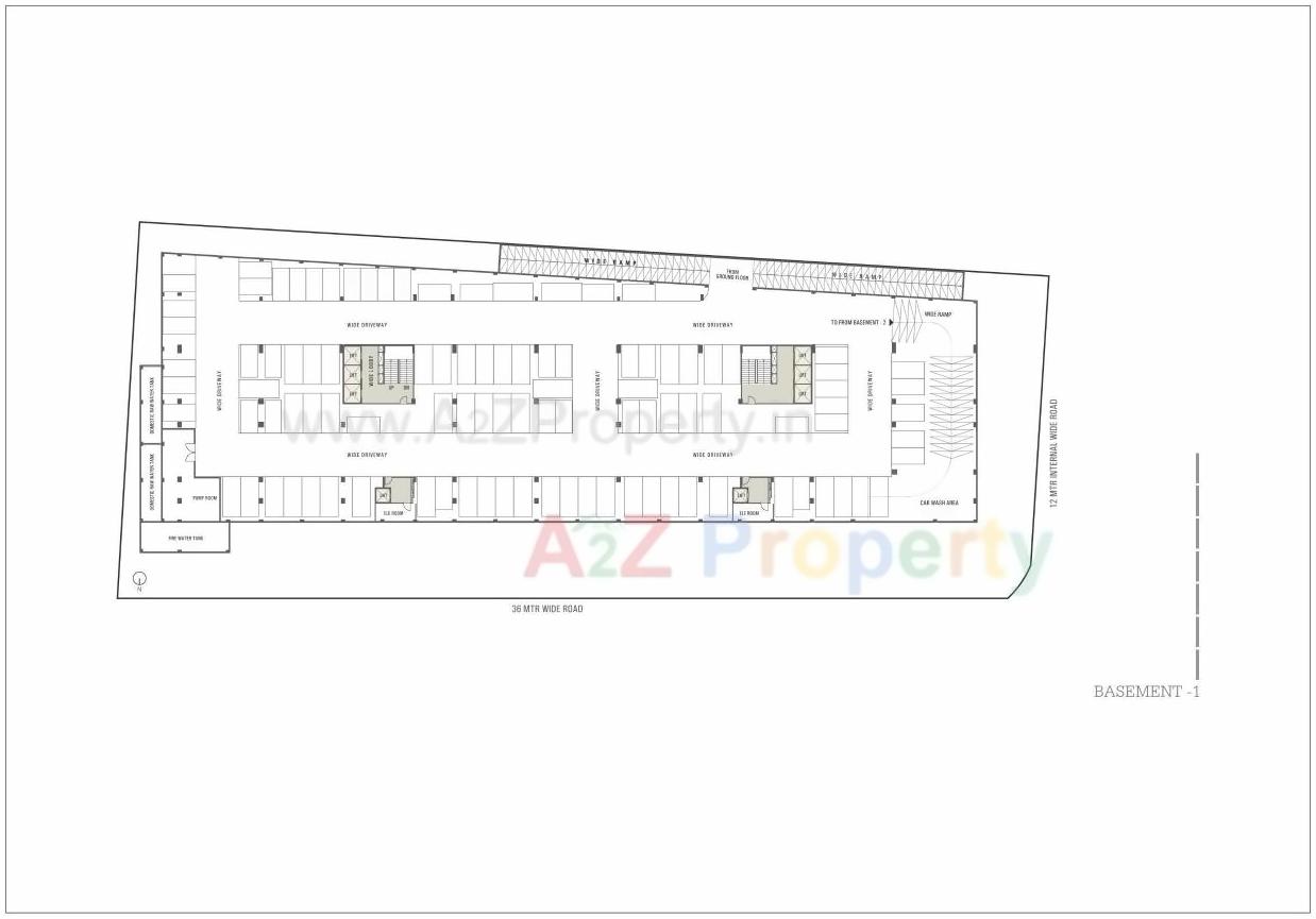 Layout of real estate project Stellar located at Bodakdev, Ahmedabad, Gujarat