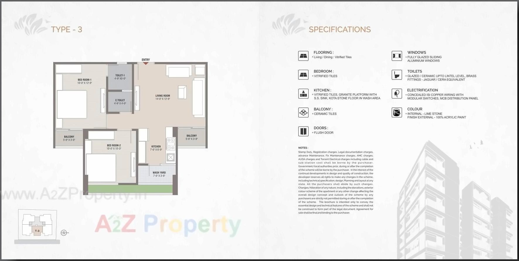 Layout of real estate project Sthapana Parisar located at Chandlodia, Ahmedabad, Gujarat