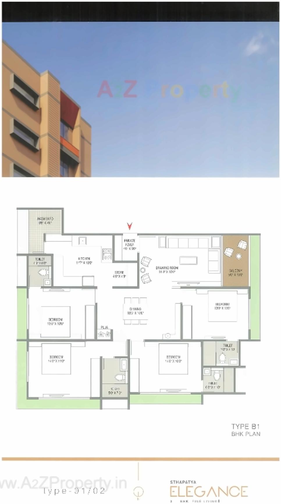 Layout of real estate project Sthapatya Elegance located at Shekhpur, Ahmedabad, Gujarat