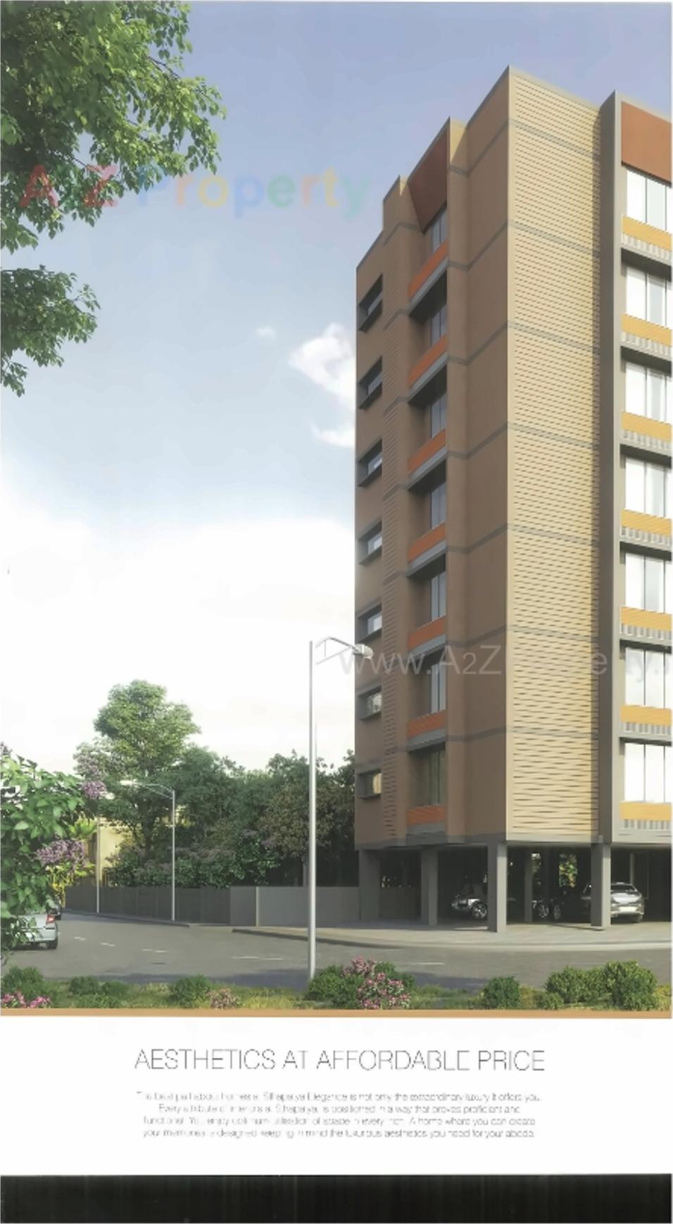 3D Elevation of real estate project Sthapatya Elegance located at Shekhpur, Ahmedabad, Gujarat