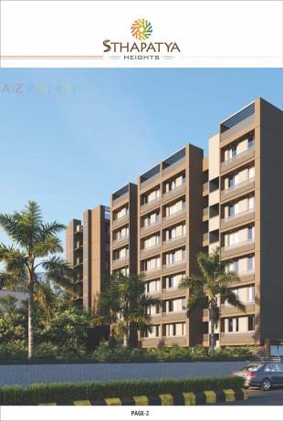 Elevation of real estate project Sthapatya Heights located at Ahmedabad, Ahmedabad, Gujarat