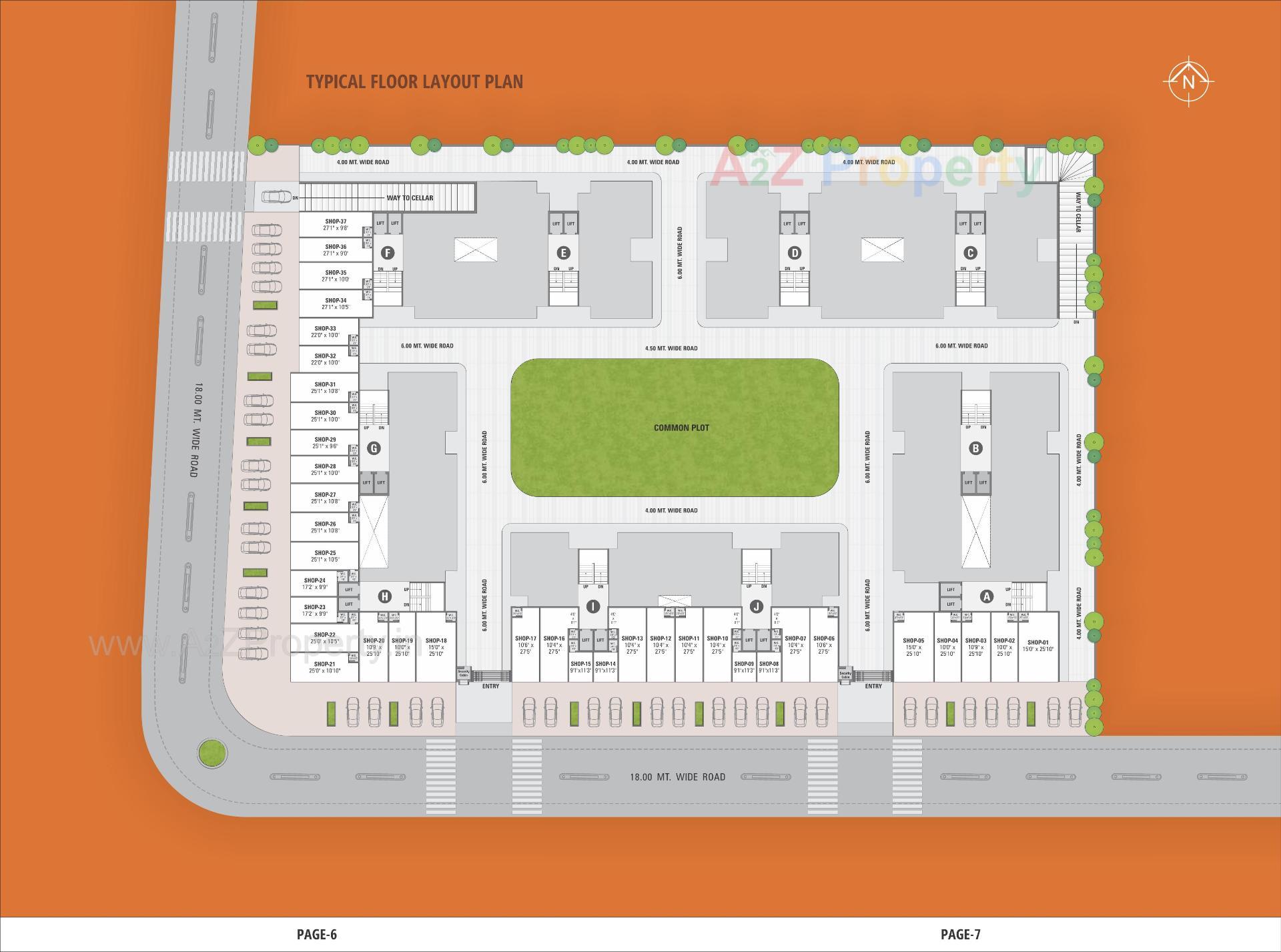 Layout of real estate project Sthapatya Heights located at Ahmedabad, Ahmedabad, Gujarat