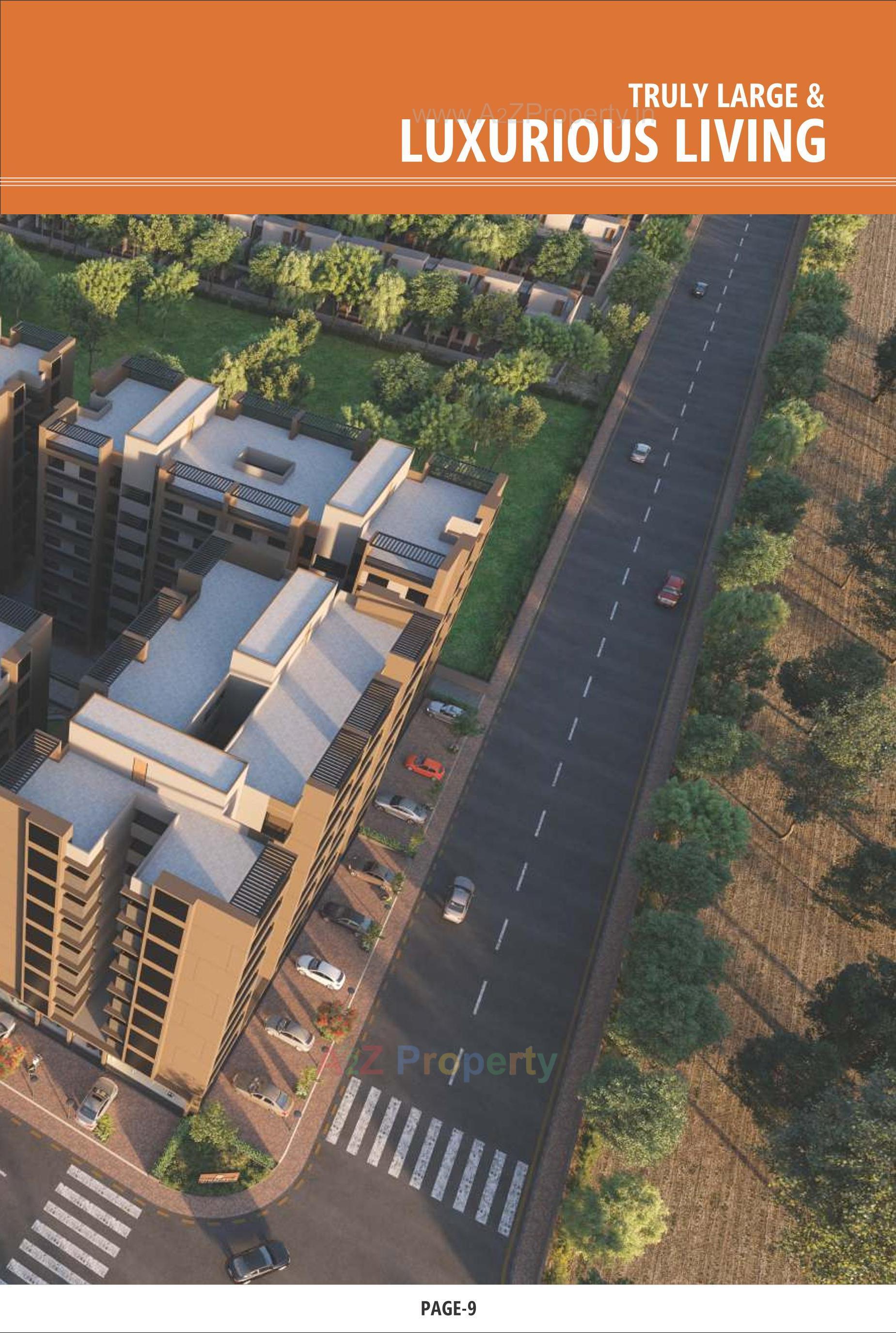 3D Elevation of real estate project Sthapatya Heights located at Ahmedabad, Ahmedabad, Gujarat