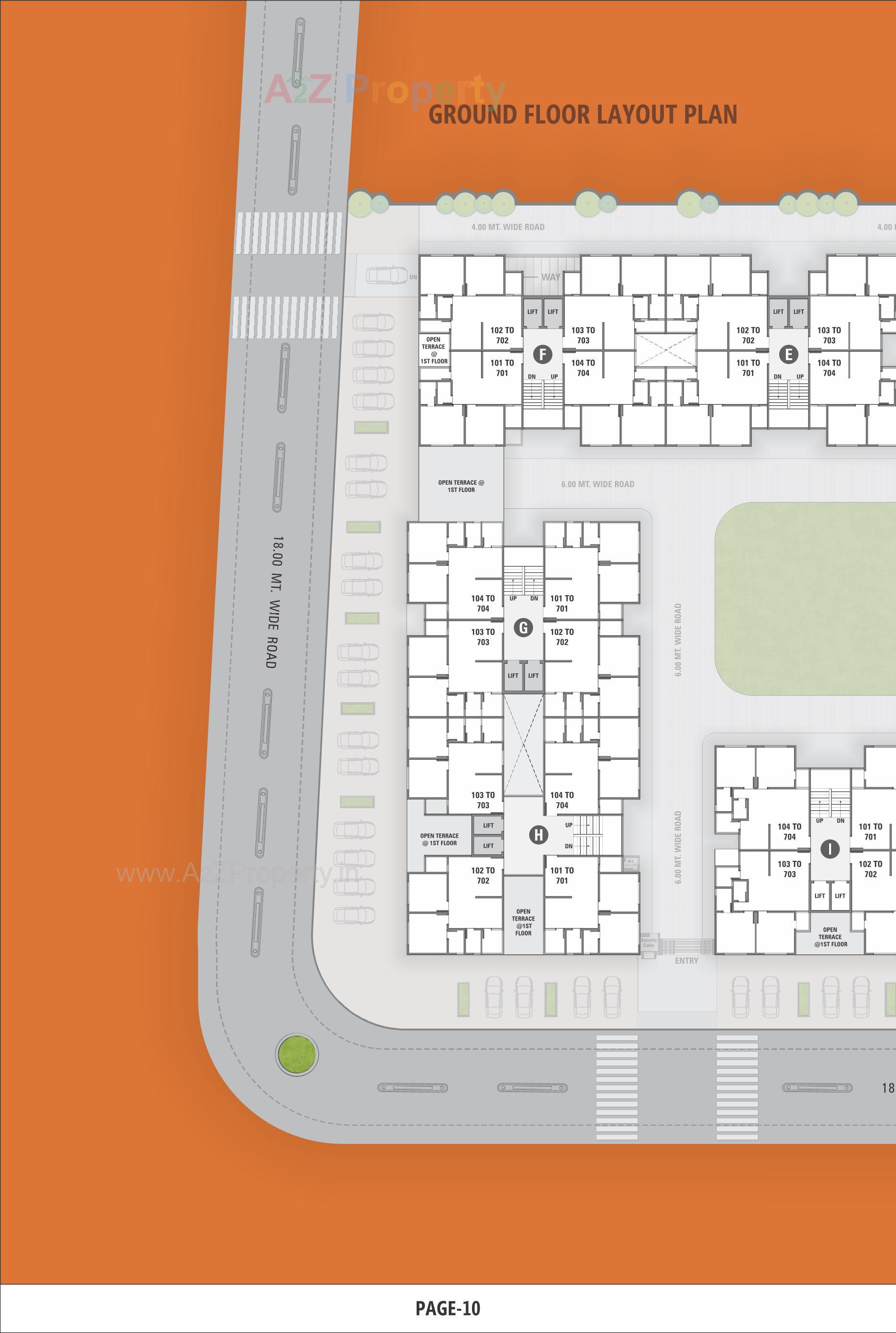 Layout of real estate project Sthapatya Heights located at Ahmedabad, Ahmedabad, Gujarat