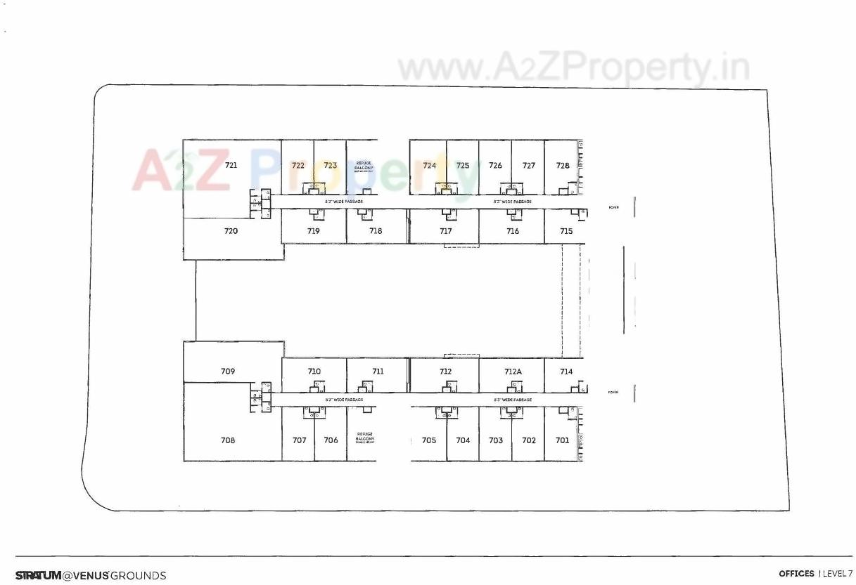 Layout of real estate project Stratum @ Venus Ground located at Vasna, Ahmedabad, Gujarat