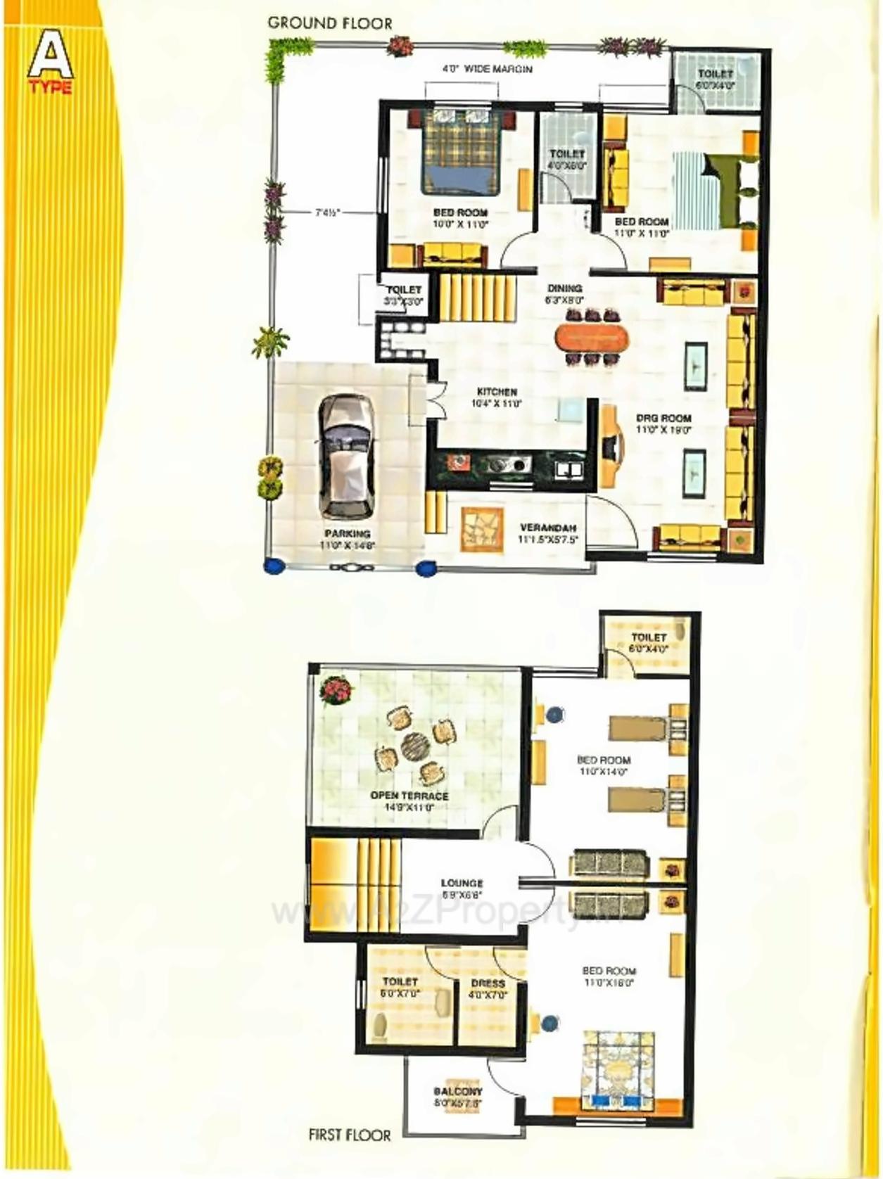 Layout of real estate project Sudama Homes located at Nana-chiloda, Ahmedabad, Gujarat
