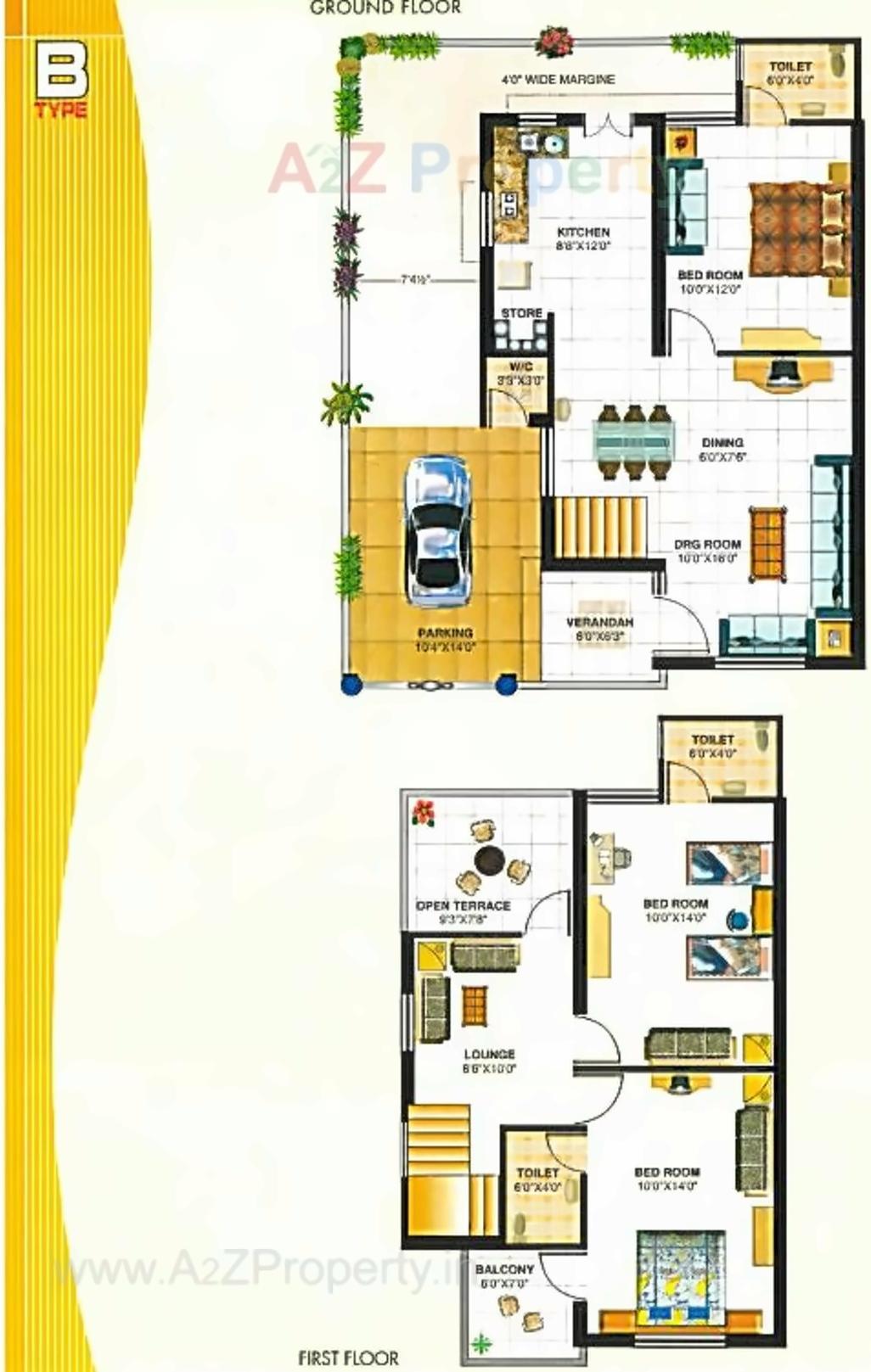 Layout of real estate project Sudama Homes located at Nana-chiloda, Ahmedabad, Gujarat