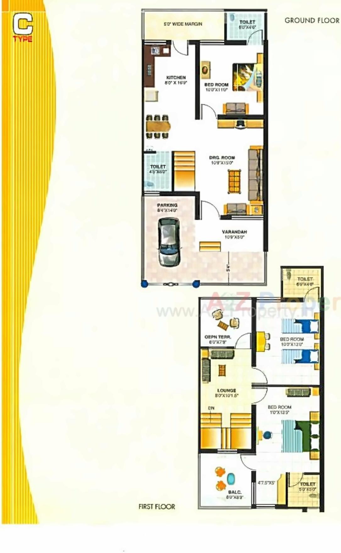 Layout of real estate project Sudama Homes located at Nana-chiloda, Ahmedabad, Gujarat