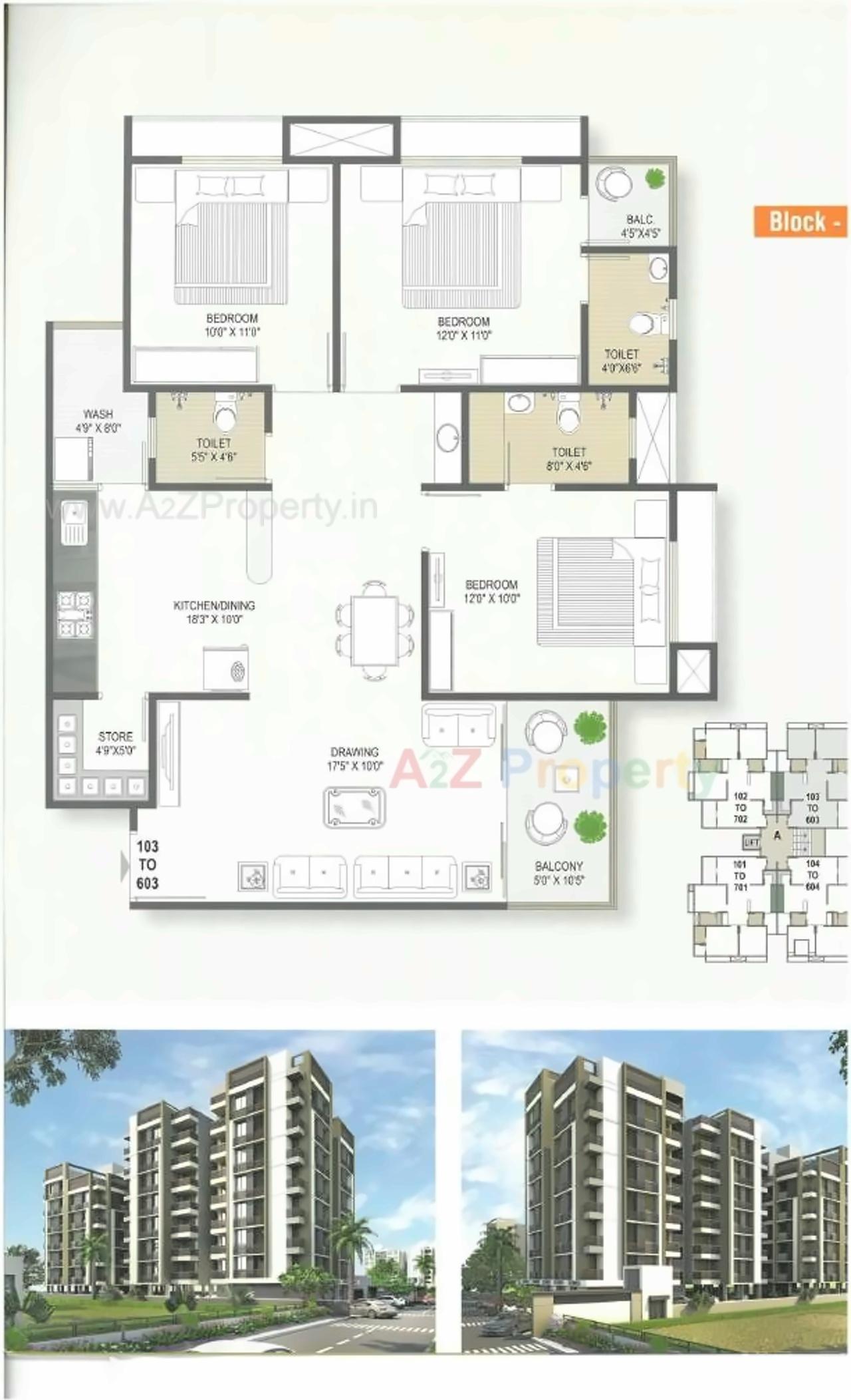 Layout of real estate project Sudarshan Prime located at Sola, Ahmedabad, Gujarat
