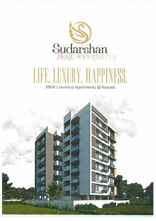 Elevation of real estate project Sudarshan Residency located at Naroda, Ahmedabad, Gujarat