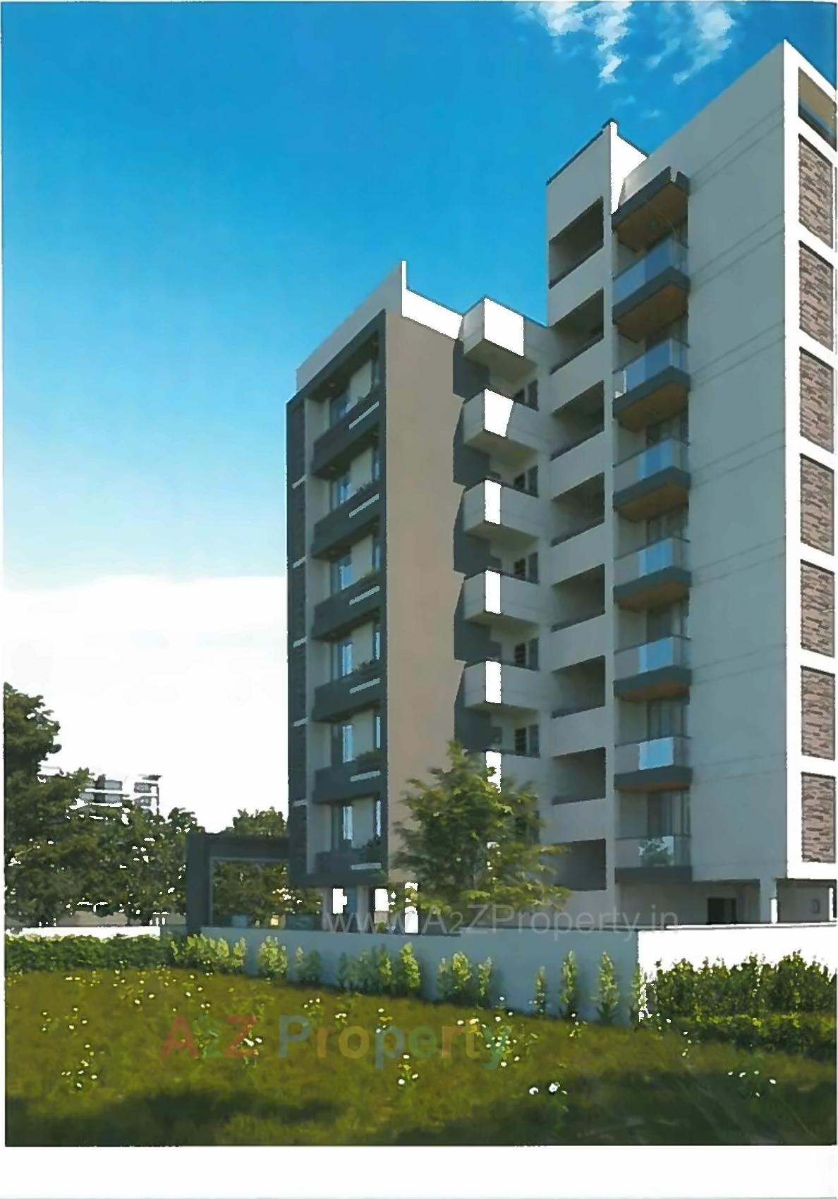 3D Elevation of real estate project Sudarshan Residency located at Naroda, Ahmedabad, Gujarat