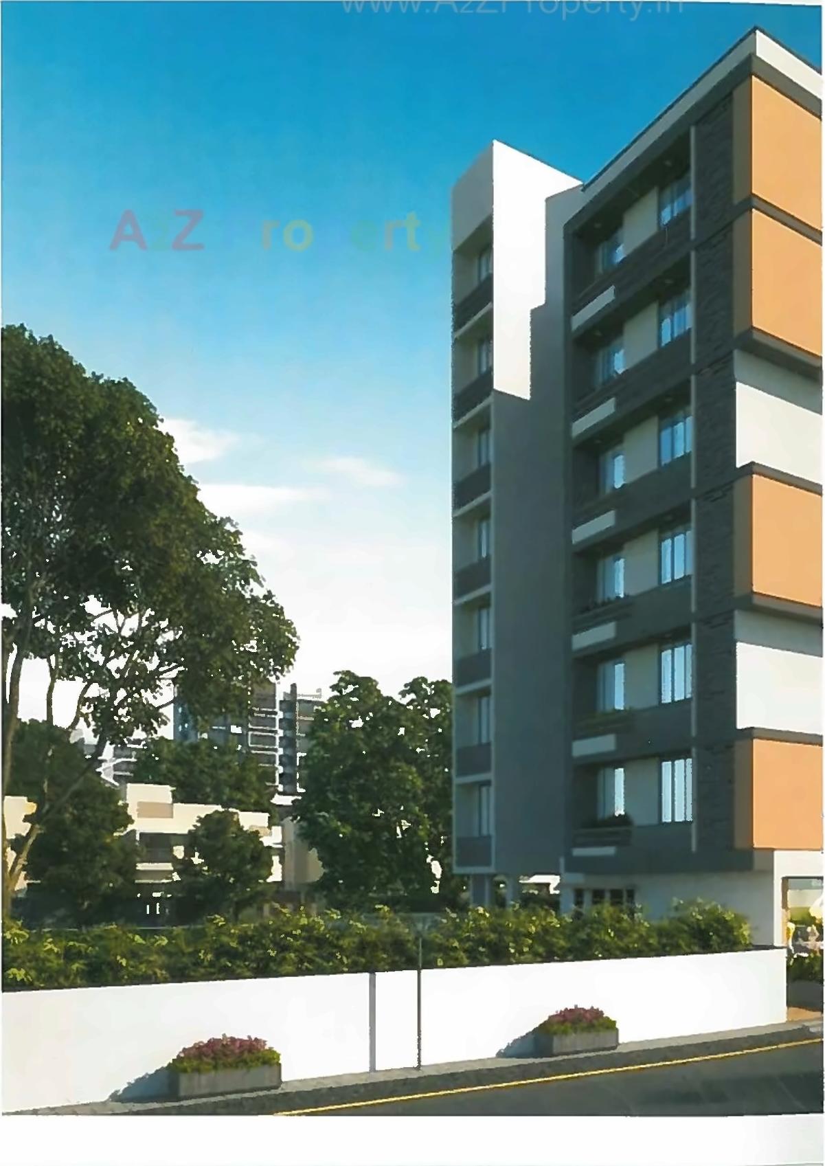 3D Elevation of real estate project Sudarshan Residency located at Naroda, Ahmedabad, Gujarat