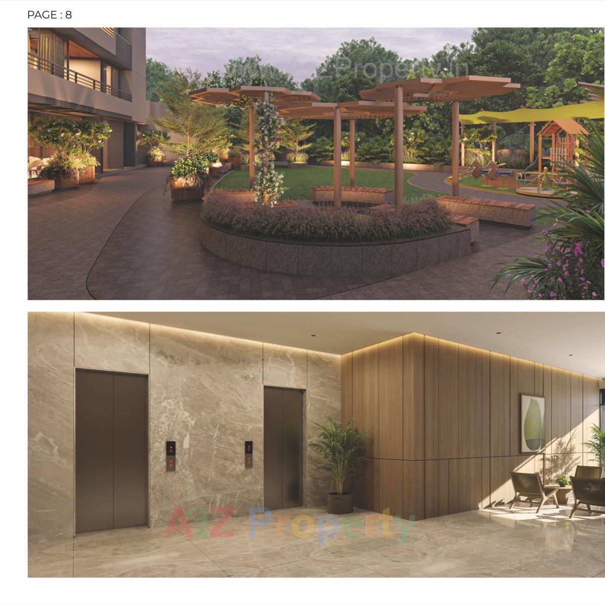 3D Elevation of real estate project Sudarshan Saket located at Chenpur, Ahmedabad, Gujarat