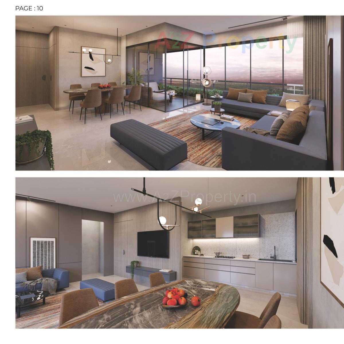 3D Elevation of real estate project Sudarshan Saket located at Chenpur, Ahmedabad, Gujarat