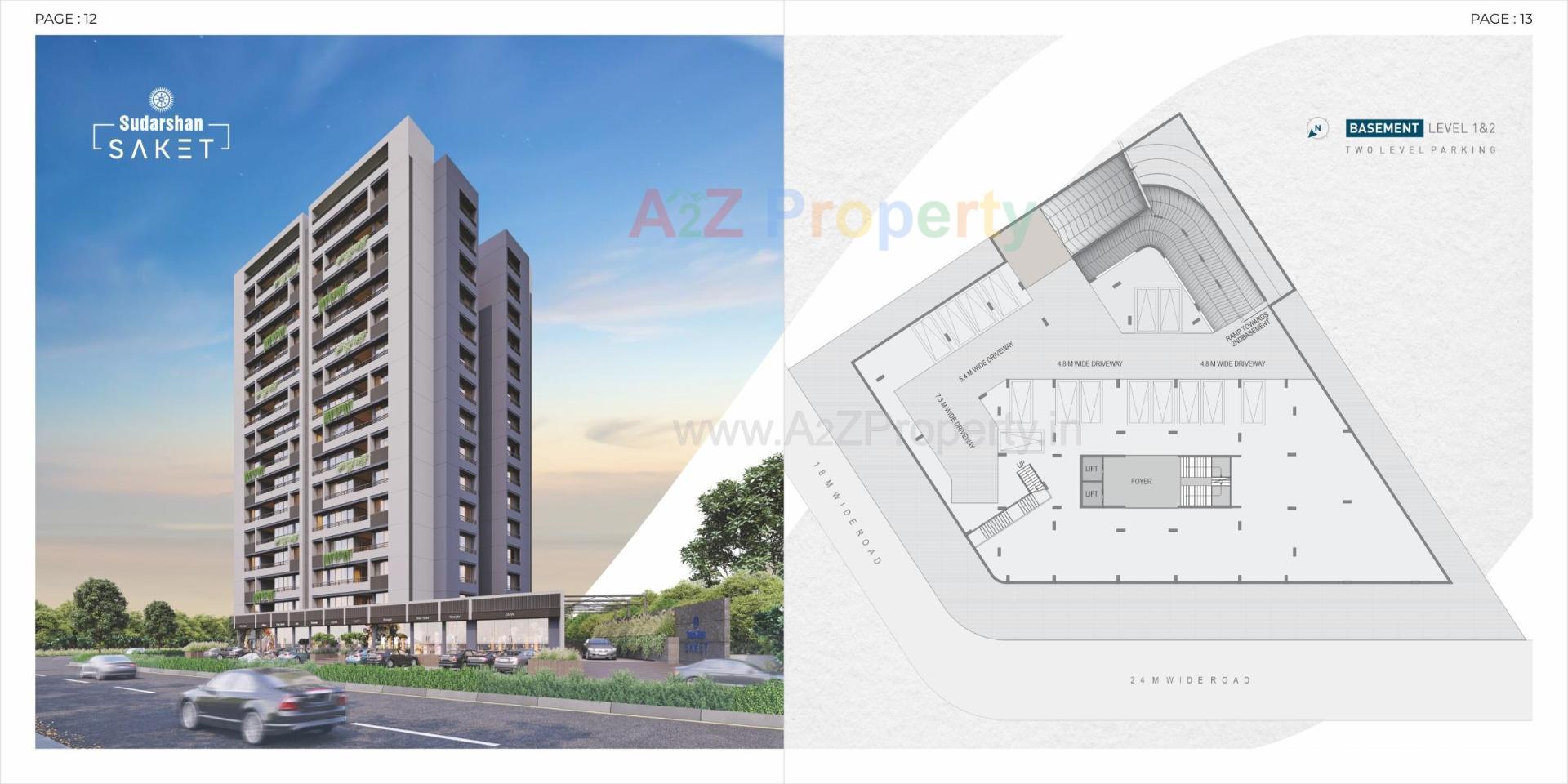  of real estate project Sudarshan Saket located at Chenpur, Ahmedabad, Gujarat