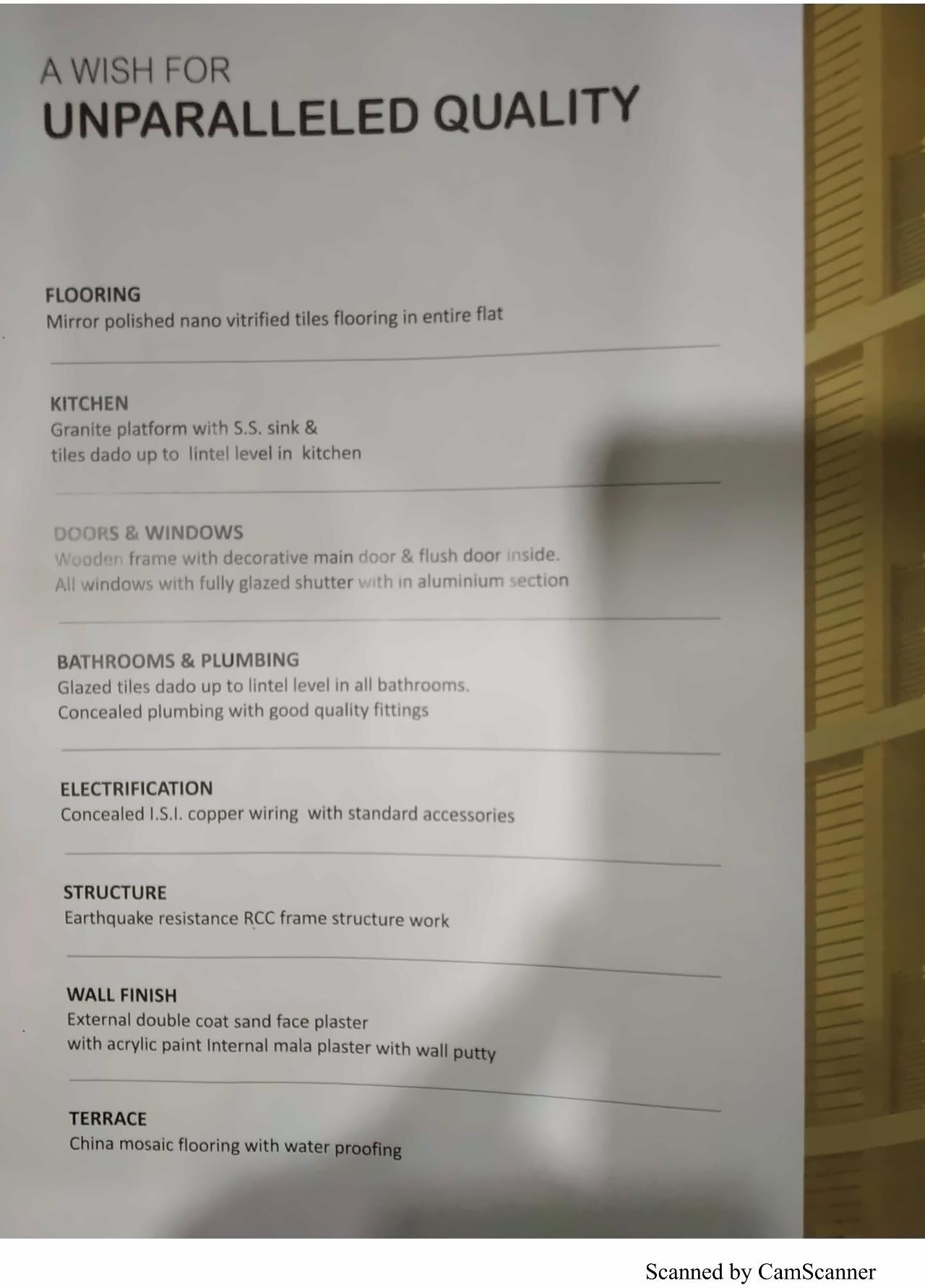 Project Specifications