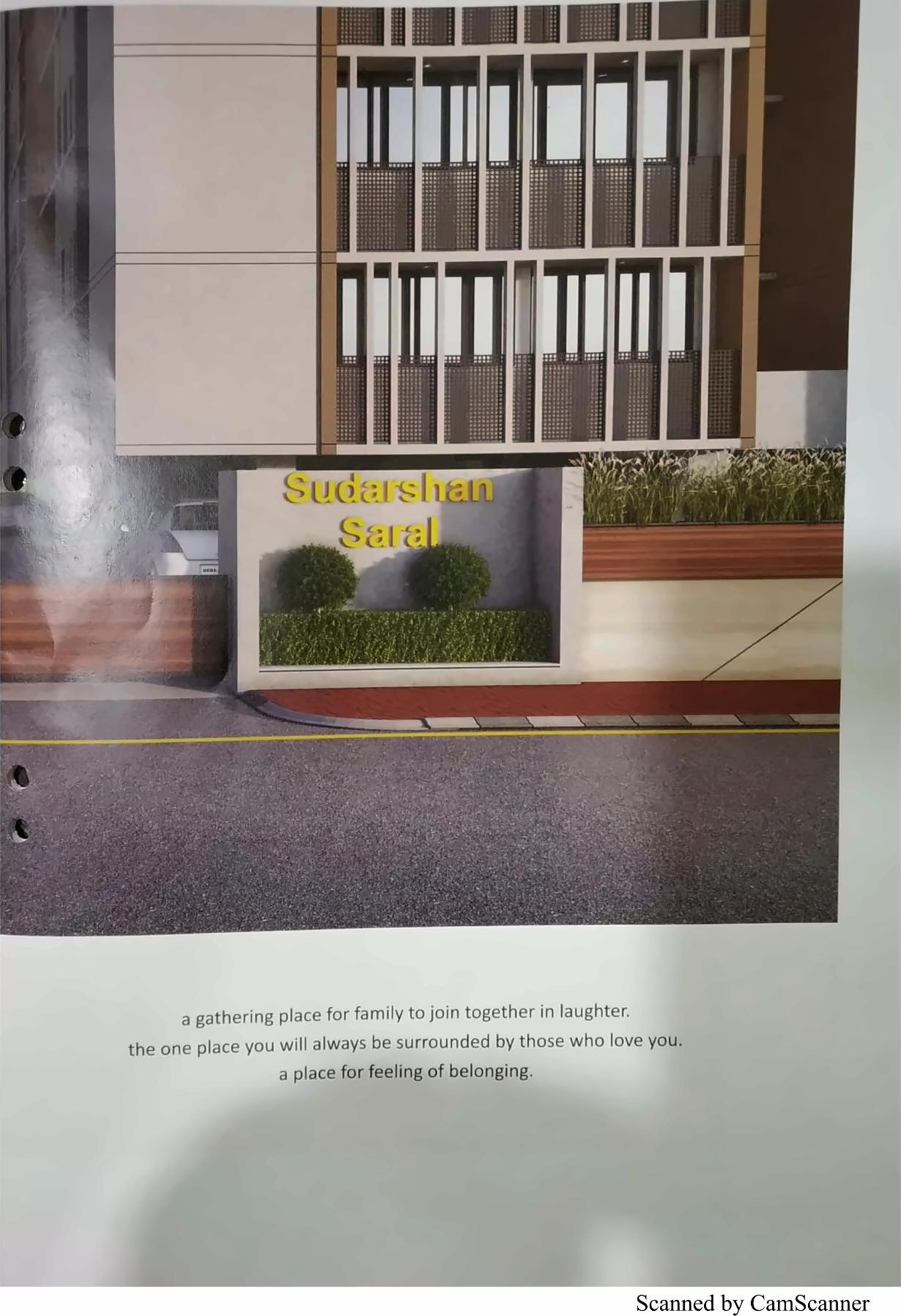 3D Elevation of real estate project Sudarshan Saral located at Sola, Ahmedabad, Gujarat