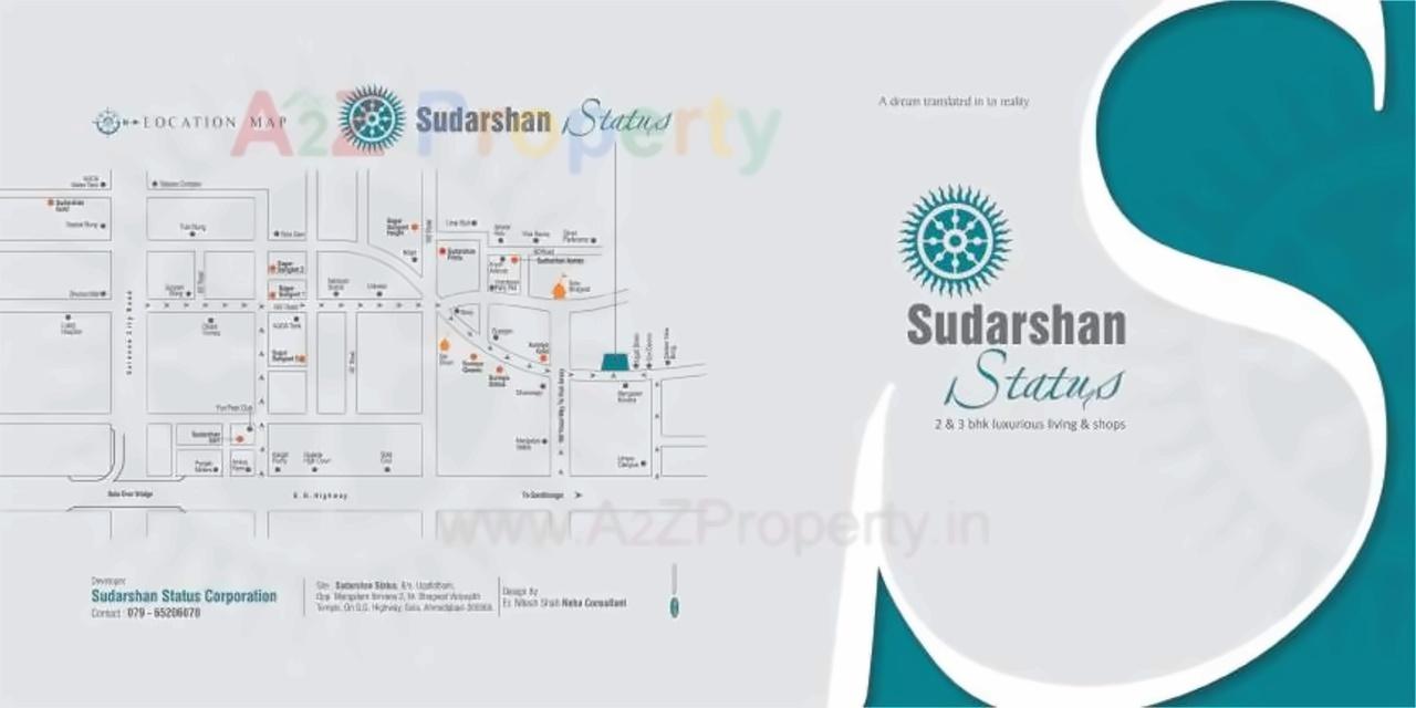  of real estate project Sudarshan Status located at Sola, Ahmedabad, Gujarat