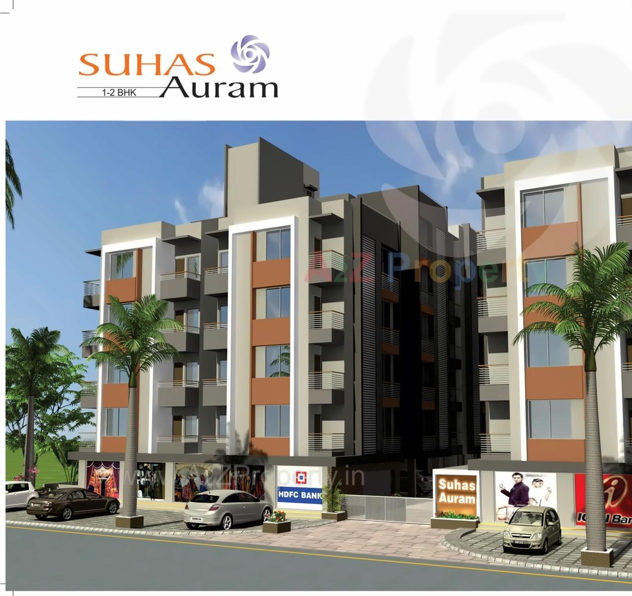 3D Elevation of real estate project Suhas Auram located at Nikol, Ahmedabad, Gujarat