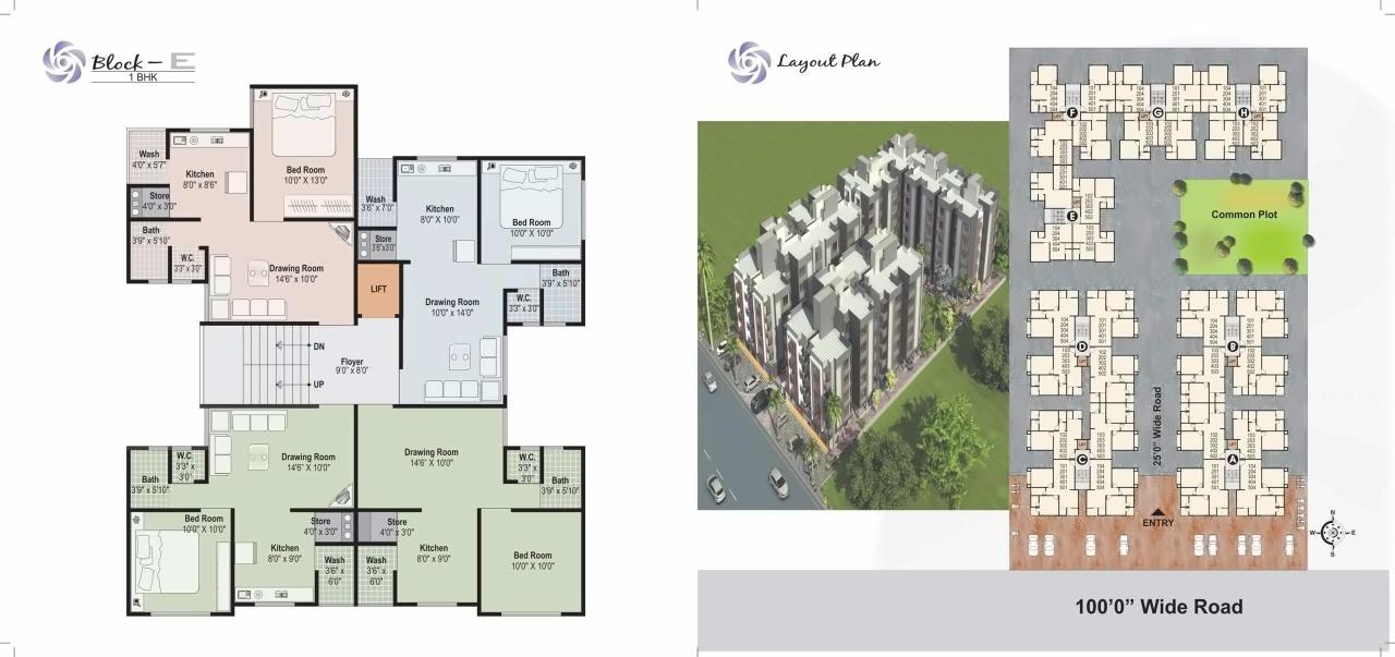 Layout of real estate project Suhas Auram located at Nikol, Ahmedabad, Gujarat