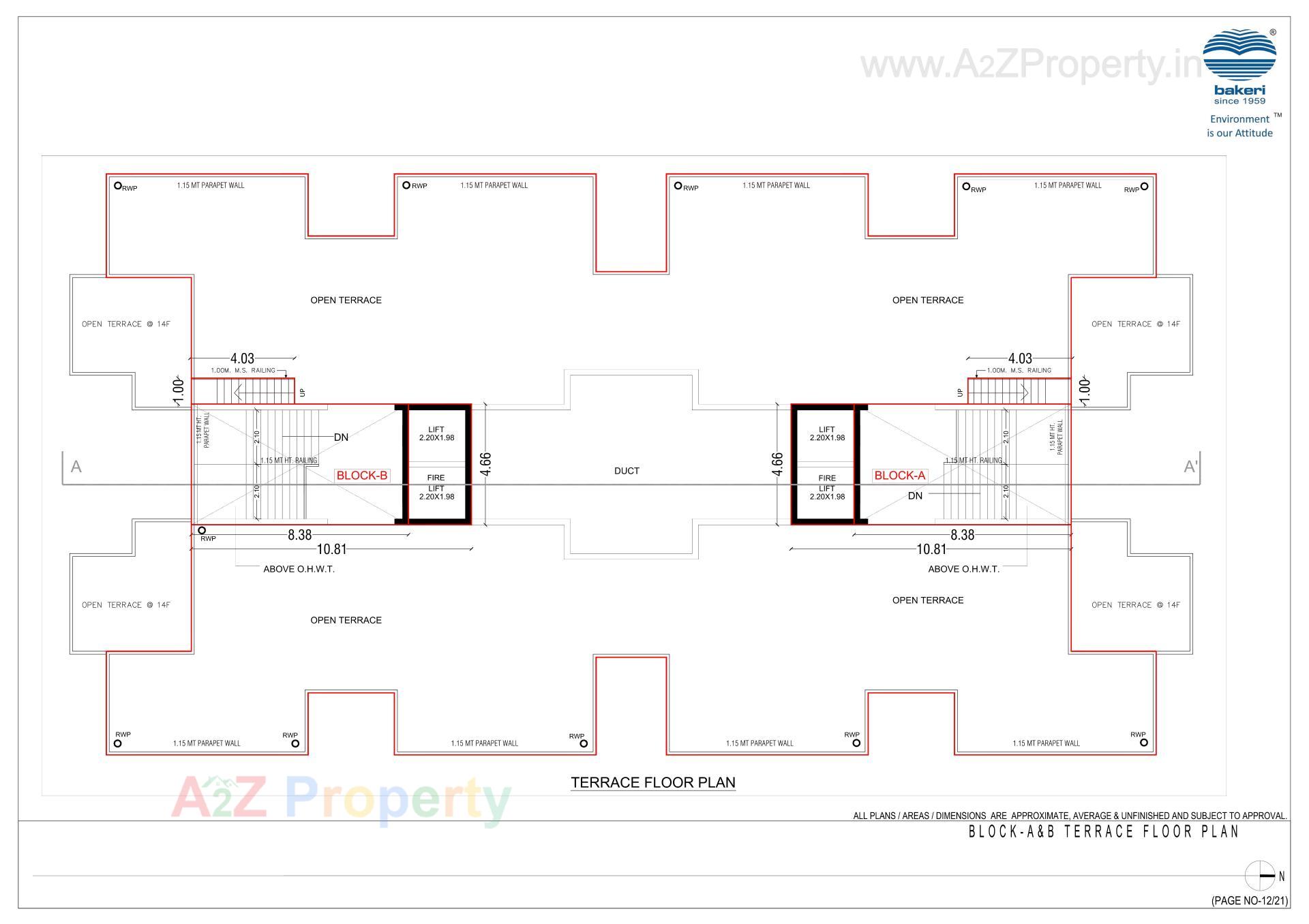 Layout of real estate project Sujal Apartment located at Vejalpur, Ahmedabad, Gujarat