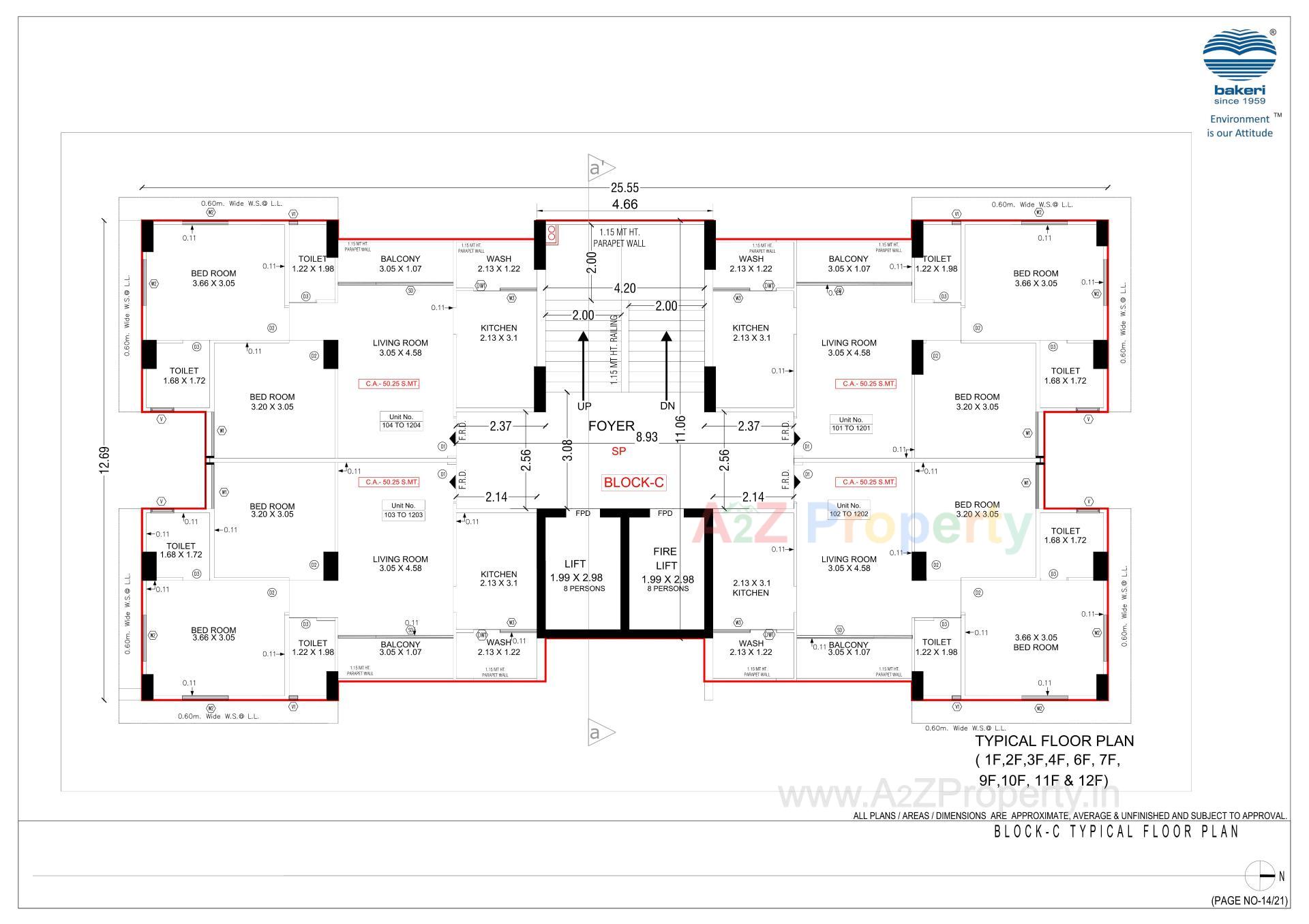 Layout of real estate project Sujal Apartment located at Vejalpur, Ahmedabad, Gujarat