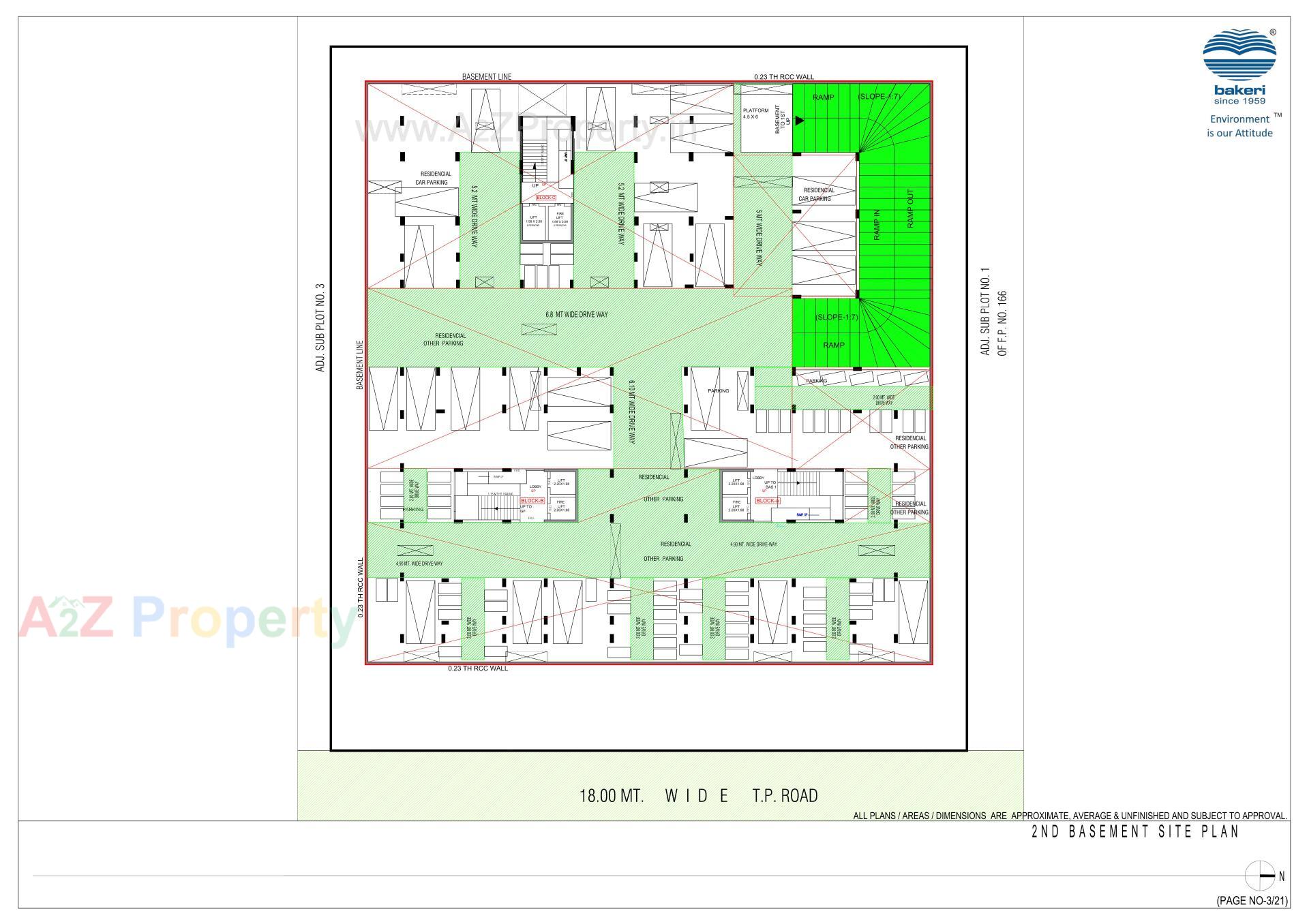 Layout of real estate project Sujal Apartment located at Vejalpur, Ahmedabad, Gujarat