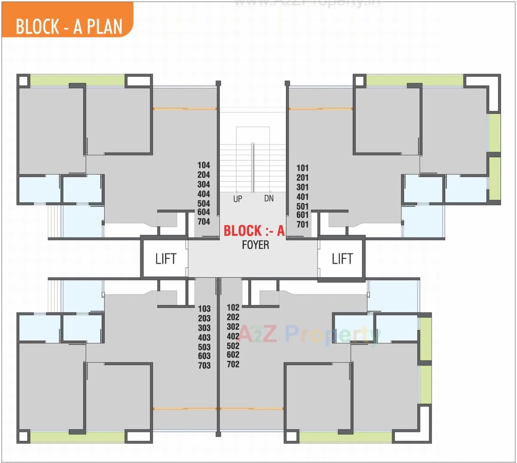 Layout of real estate project Sukh Sahitya Heights located at Ahmedabad, Ahmedabad, Gujarat