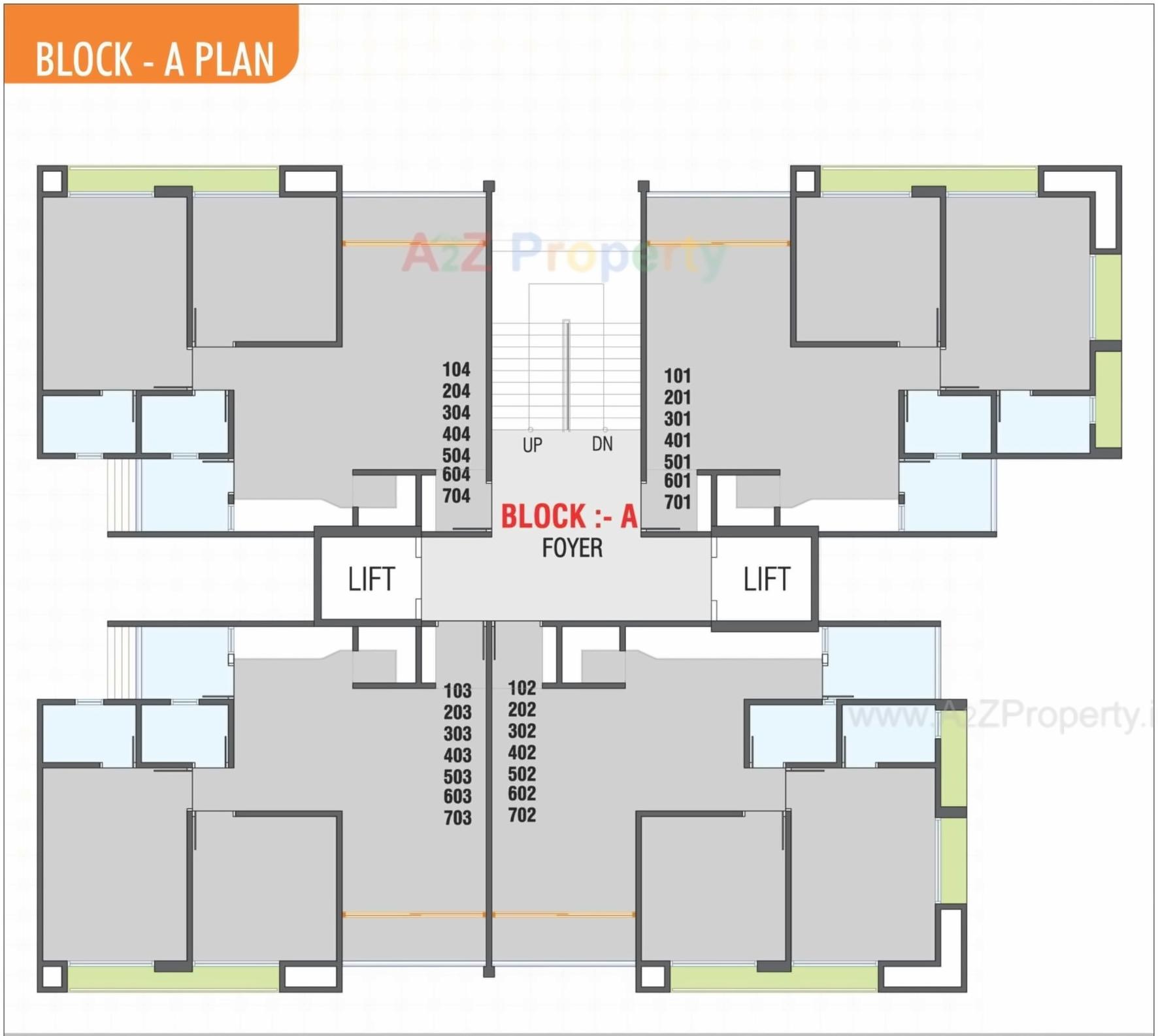 Layout of real estate project Sukh Sahitya Heights located at Ahmedabad, Ahmedabad, Gujarat