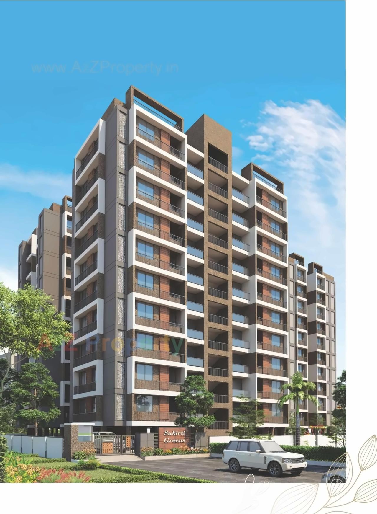 3D Elevation of real estate project Sukirti Greens located at Ahmedabad, Ahmedabad, Gujarat