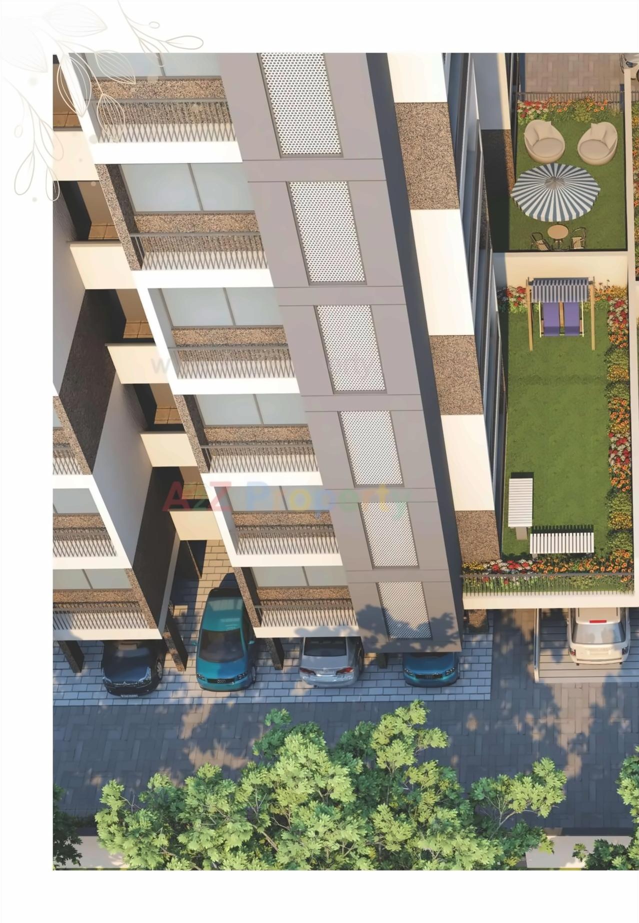 3D Elevation of real estate project Sukirti Greens located at Ahmedabad, Ahmedabad, Gujarat