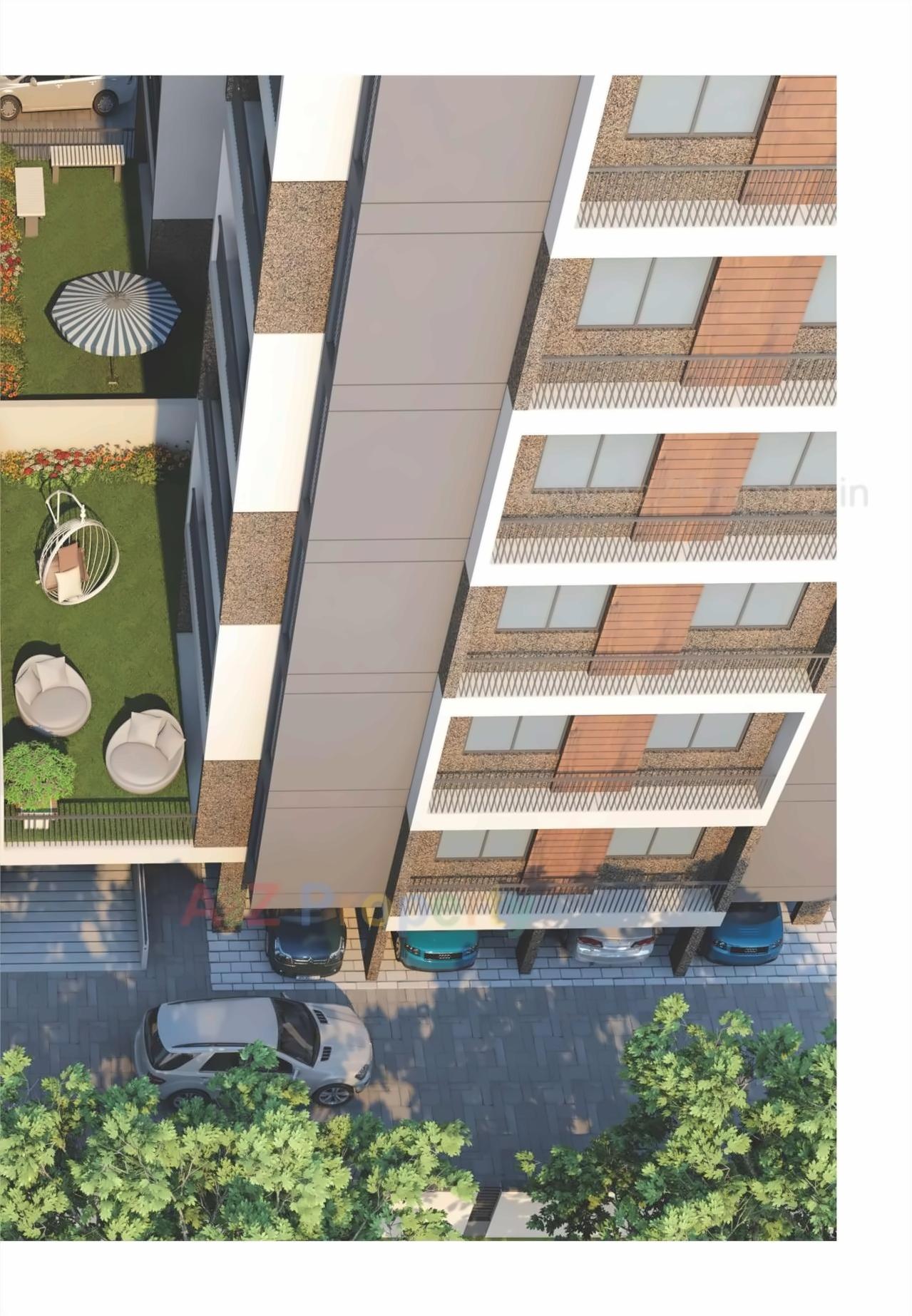 3D Elevation of real estate project Sukirti Greens located at Ahmedabad, Ahmedabad, Gujarat