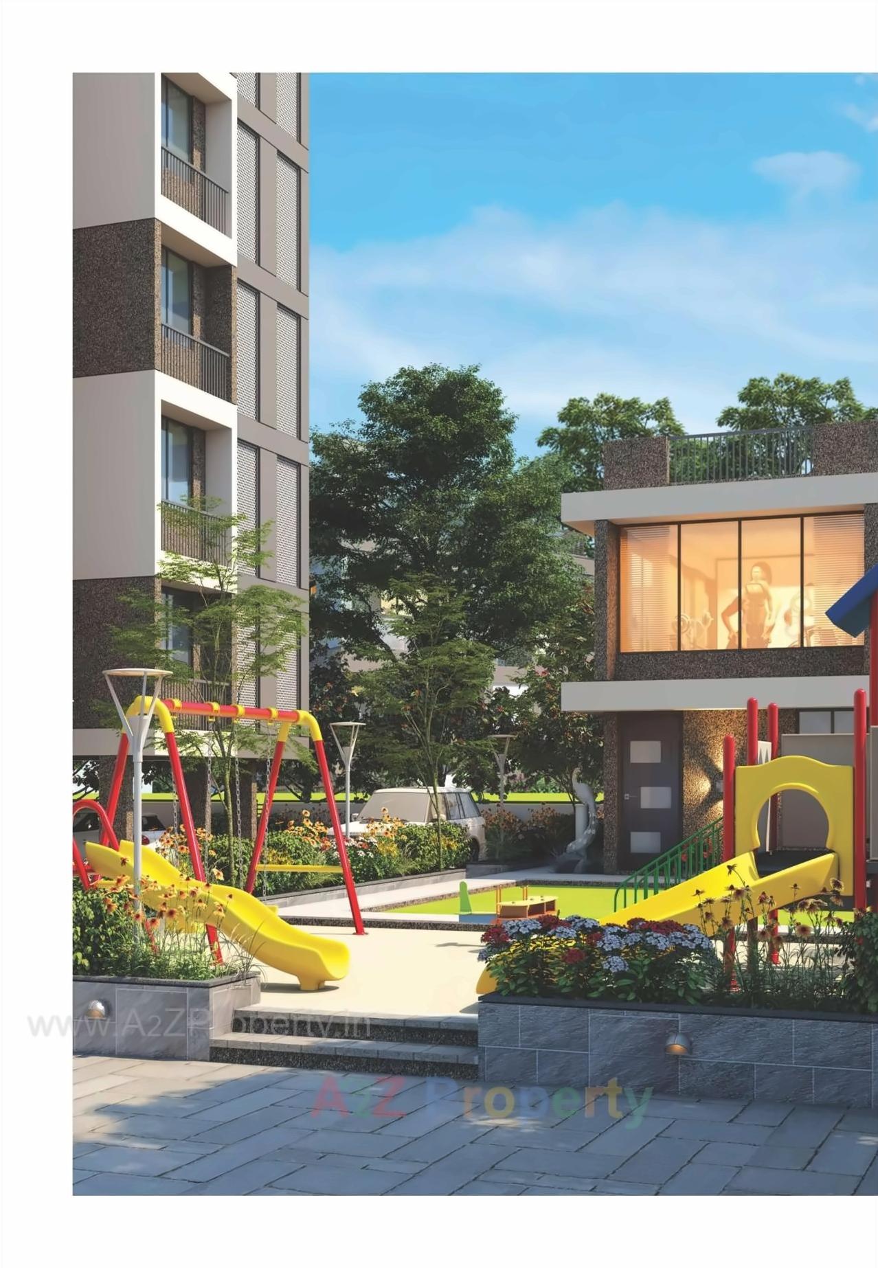 3D Elevation of real estate project Sukirti Greens located at Ahmedabad, Ahmedabad, Gujarat
