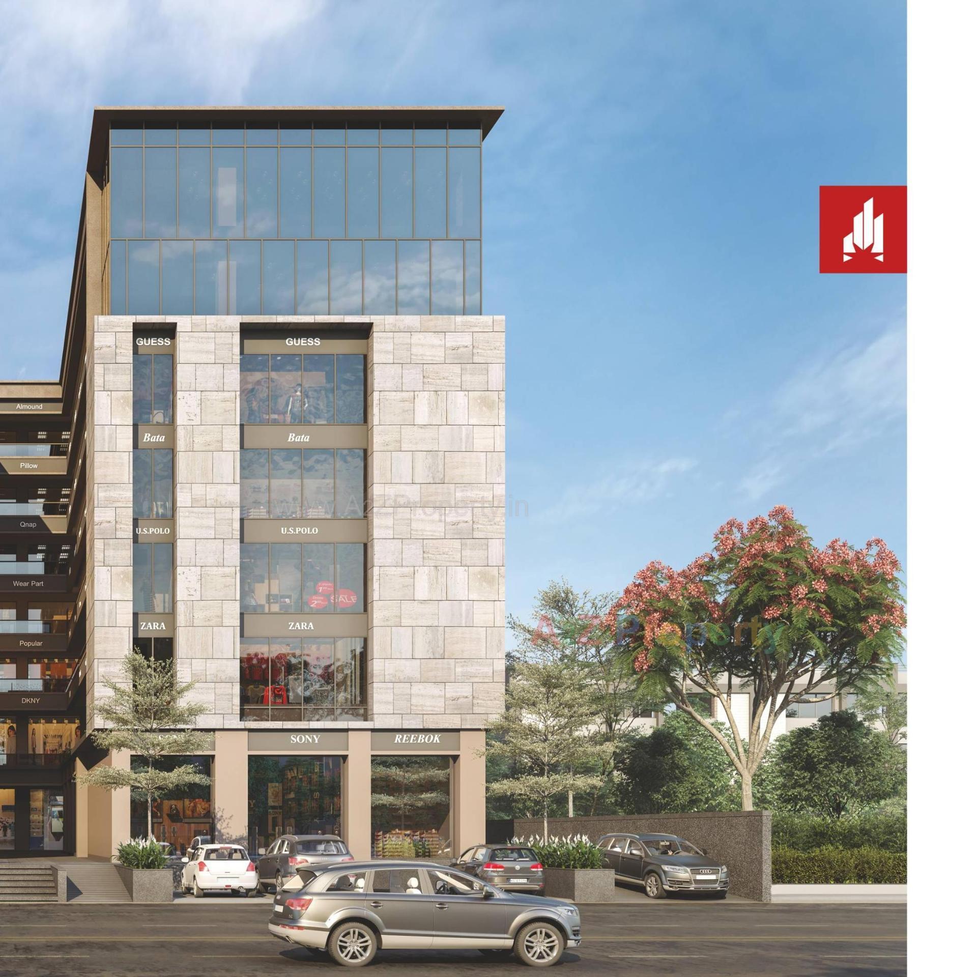 3D Elevation of real estate project Sukrut Business Park located at Sanand, Ahmedabad, Gujarat