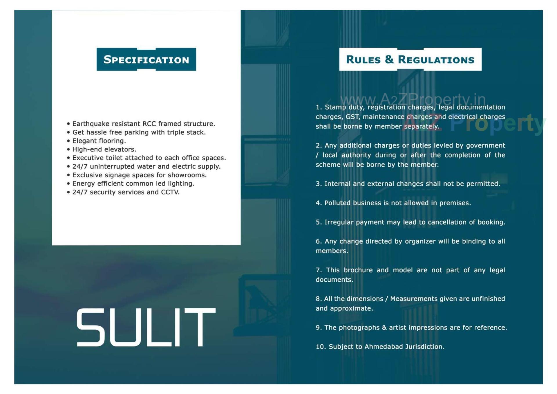  of real estate project Sulit located at Memnagar, Ahmedabad, Gujarat