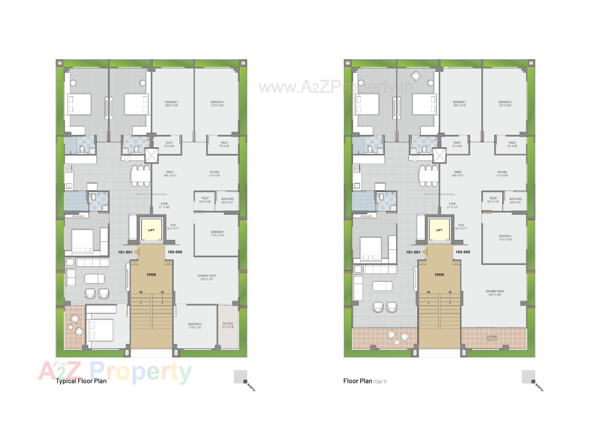 Layout of real estate project Sun Aashka located at Paldi, Ahmedabad, Gujarat