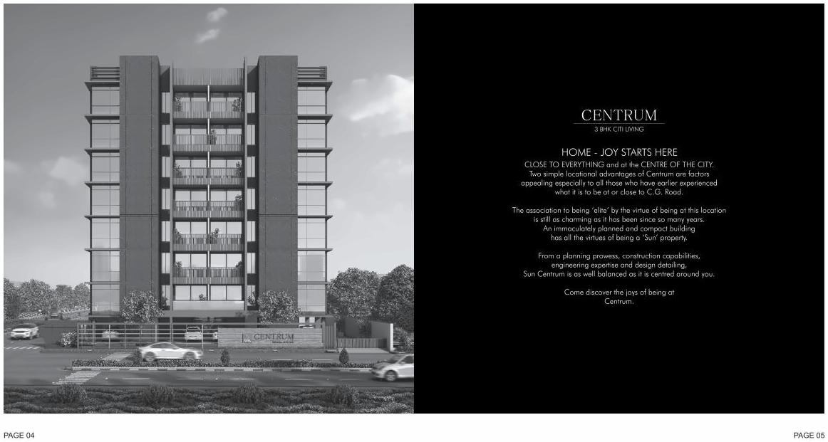  of real estate project Sun Centrum located at City, Ahmedabad, Gujarat