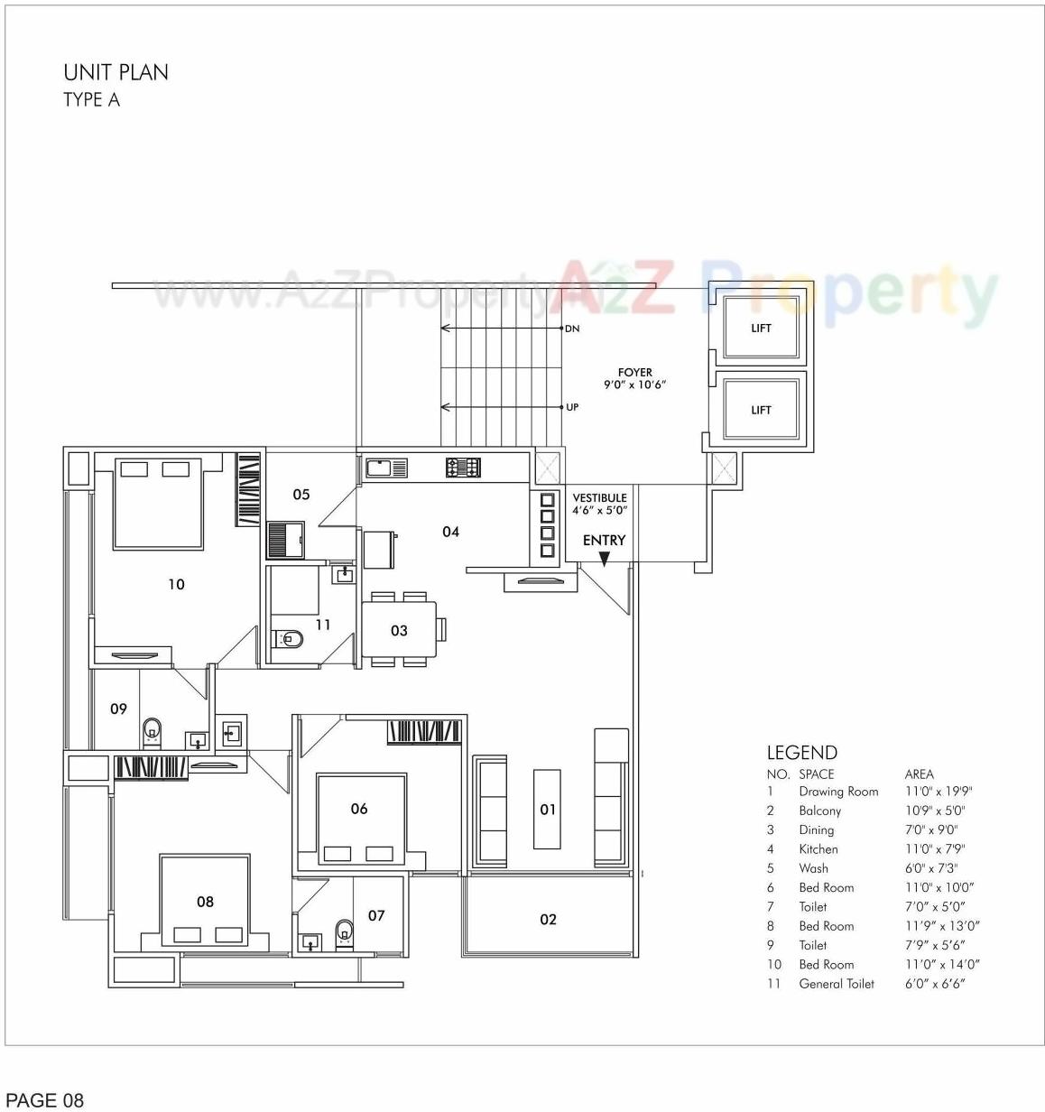Layout of real estate project Sun Centrum located at City, Ahmedabad, Gujarat