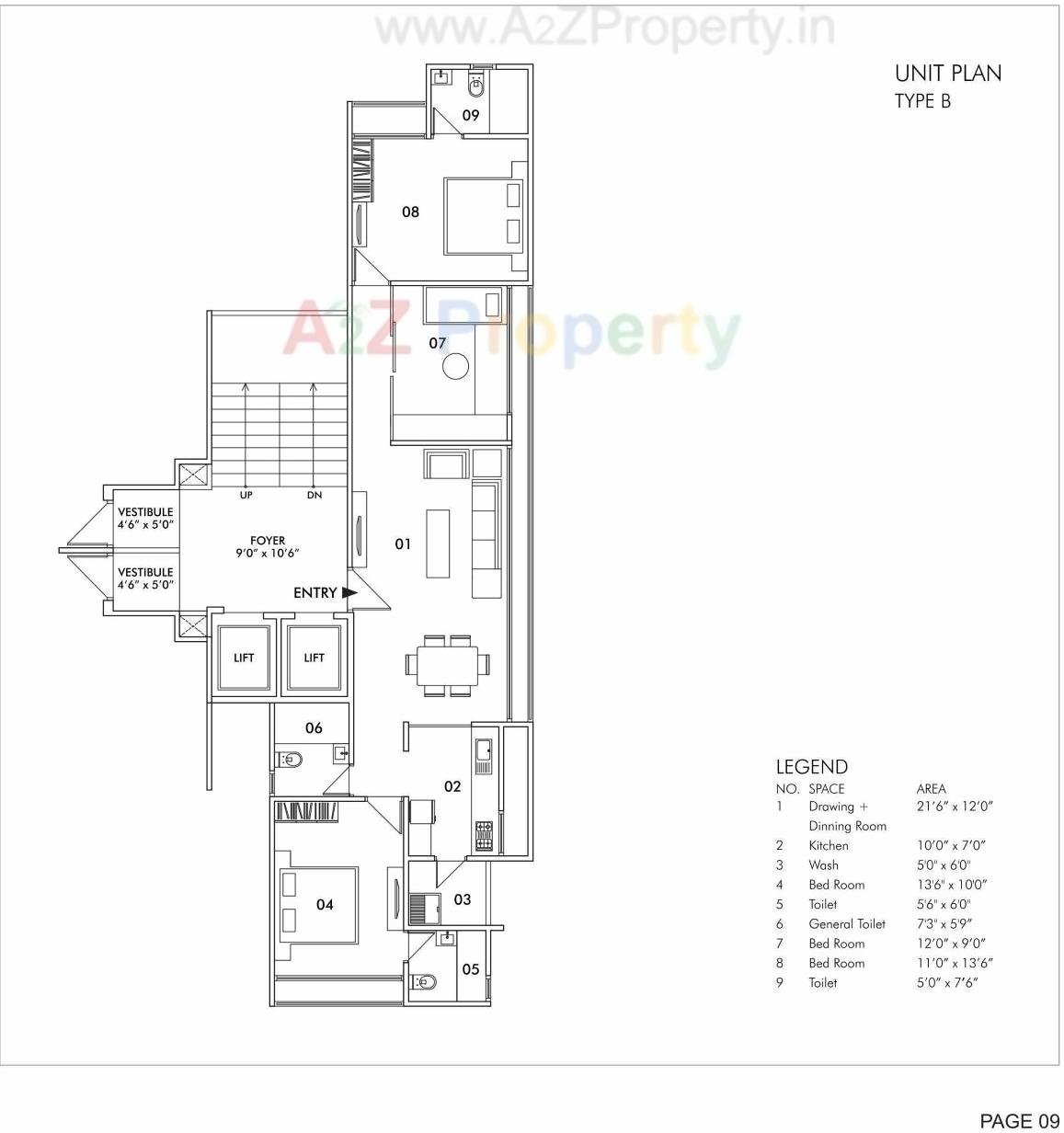 Layout of real estate project Sun Centrum located at City, Ahmedabad, Gujarat