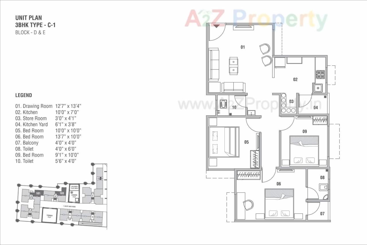 Layout of real estate project Sun Divine located at Ghatlodia, Ahmedabad, Gujarat