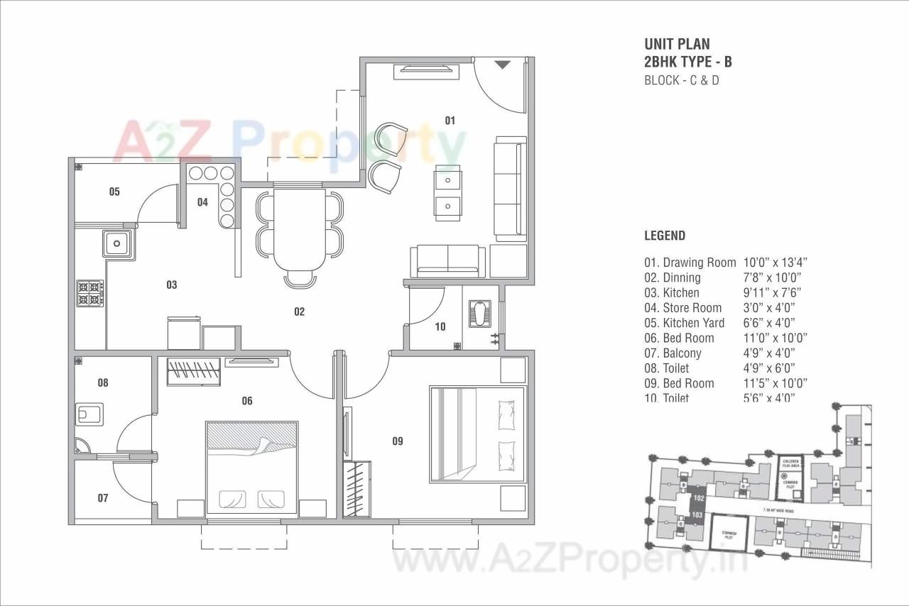 Layout of real estate project Sun Divine located at Ghatlodia, Ahmedabad, Gujarat