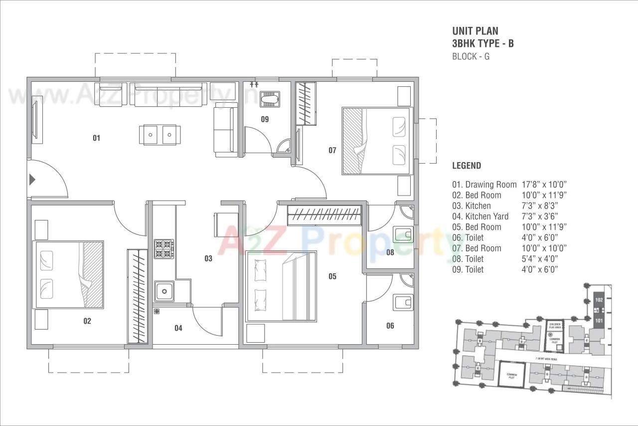 Layout of real estate project Sun Divine located at Ghatlodia, Ahmedabad, Gujarat