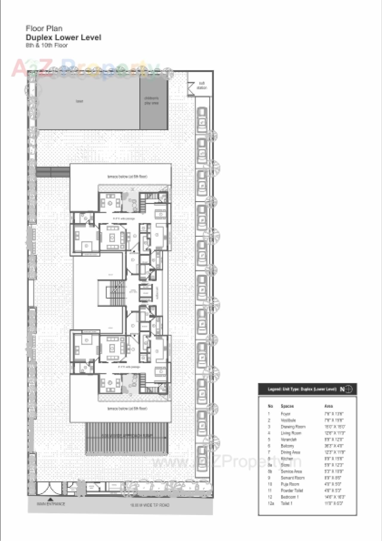 Layout of real estate project Sun Evoq located at City, Ahmedabad, Gujarat