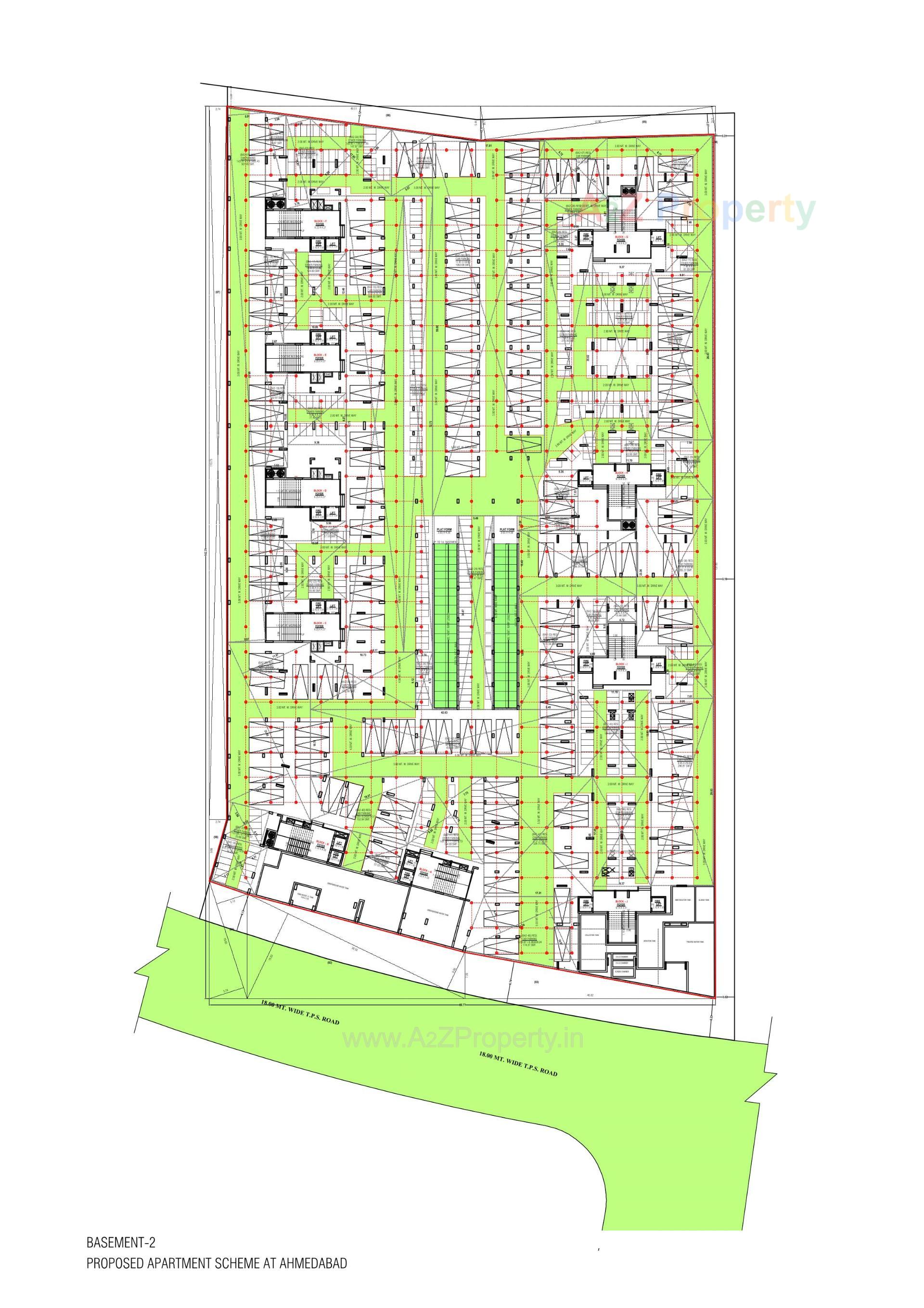 Layout of real estate project Sun Footprints located at Sanathal, Ahmedabad, Gujarat
