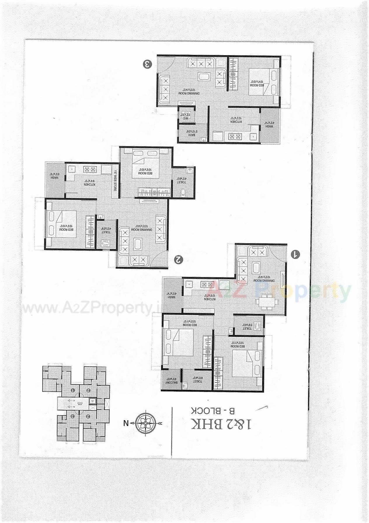 Layout of real estate project Sun Residency located at Vastral, Ahmedabad, Gujarat