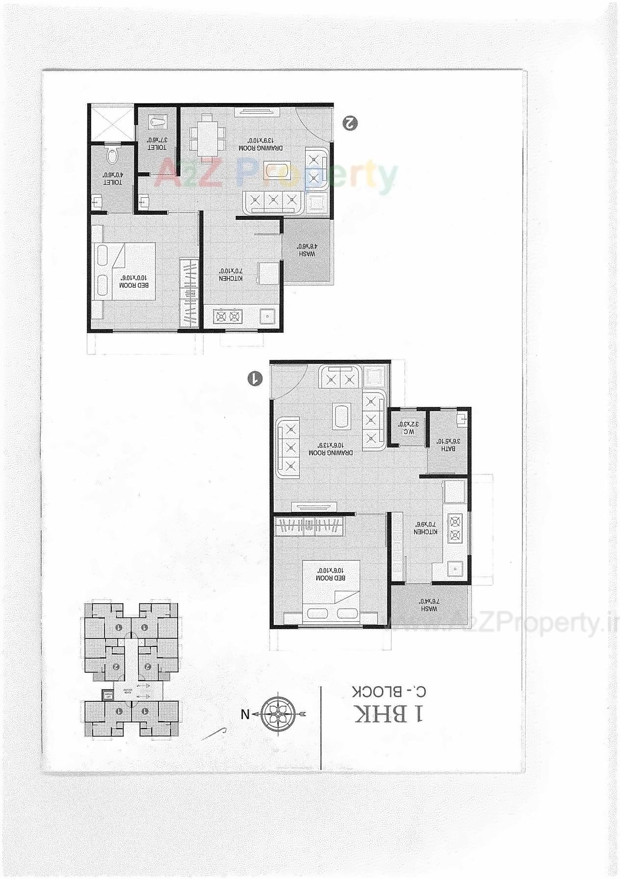 Layout of real estate project Sun Residency located at Vastral, Ahmedabad, Gujarat