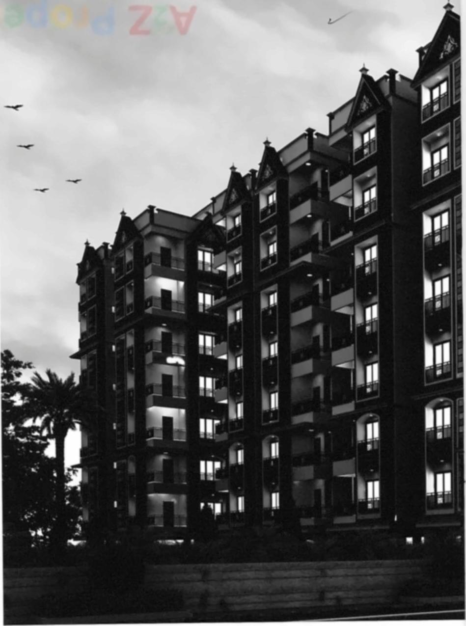 3D Elevation of real estate project Sun Residency located at Vastral, Ahmedabad, Gujarat