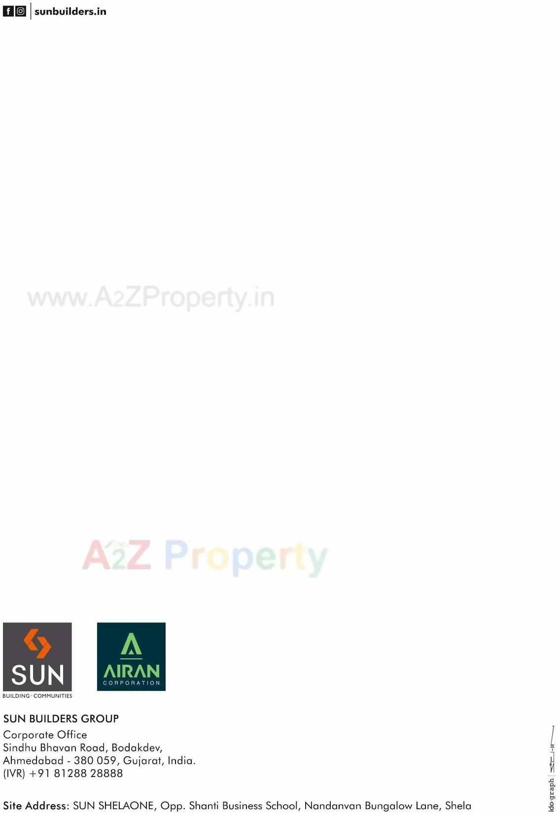  of real estate project Sun Shela One located at Shela, Ahmedabad, Gujarat