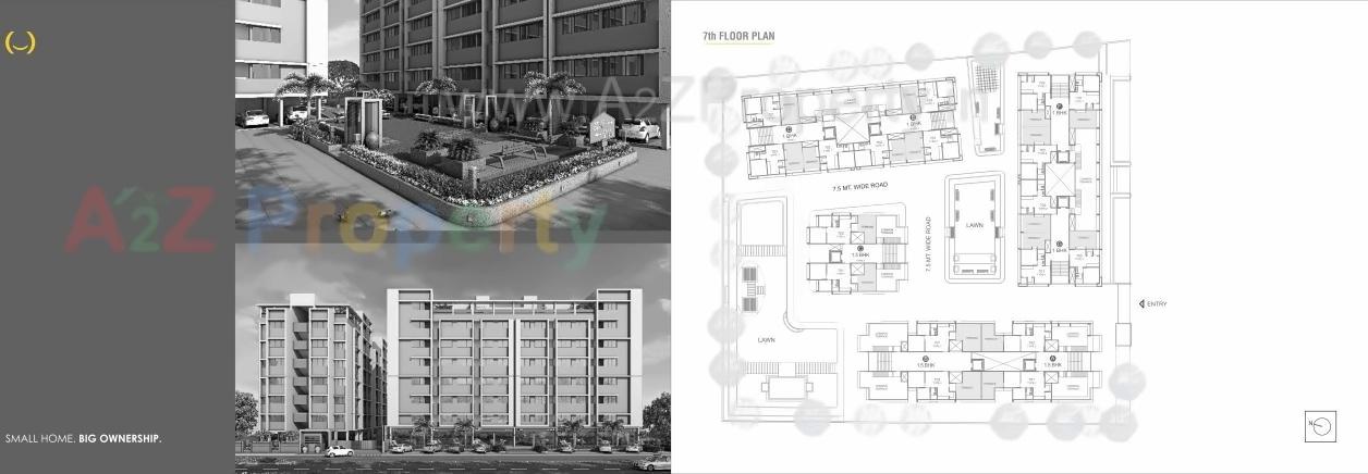 Layout of real estate project Sun Simpolo located at Ahmedabad, Ahmedabad, Gujarat